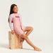 Barbie Print Swim Bodysuit with Long Sleeves-Swimwear-thumbnail-0