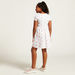 All-Over Spirit Print Dress with Round Neck and Short Sleeves-Dresses%2C Gowns and Frocks-thumbnail-3