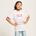 Sanrio Hello Kitty Print T-shirt with Short Sleeves-T Shirts-thumbnail-0