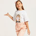 Iconic Graphic Print T-shirt with Short Sleeves and Embellished Detail-T Shirts-thumbnail-2