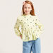 Iconic Polka Dot Print Round Neck Top with Long Sleeves-Blouses-thumbnail-2