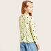 Iconic Polka Dot Print Round Neck Top with Long Sleeves-Blouses-thumbnail-3
