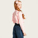 Iconic Collared Shirt with Long Sleeves and Ruffles-Blouses-thumbnail-3