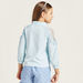 Iconic Textured Shirt with Mesh and Lace Detail-Blouses-thumbnail-3