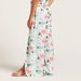 Iconic Floral Print Wide Legged Pants with Slits-Pants-thumbnail-3