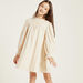 Iconic Solid Panelled High Neck Dress with Long Sleeves-Dresses%2C Gowns and Frocks-thumbnail-1