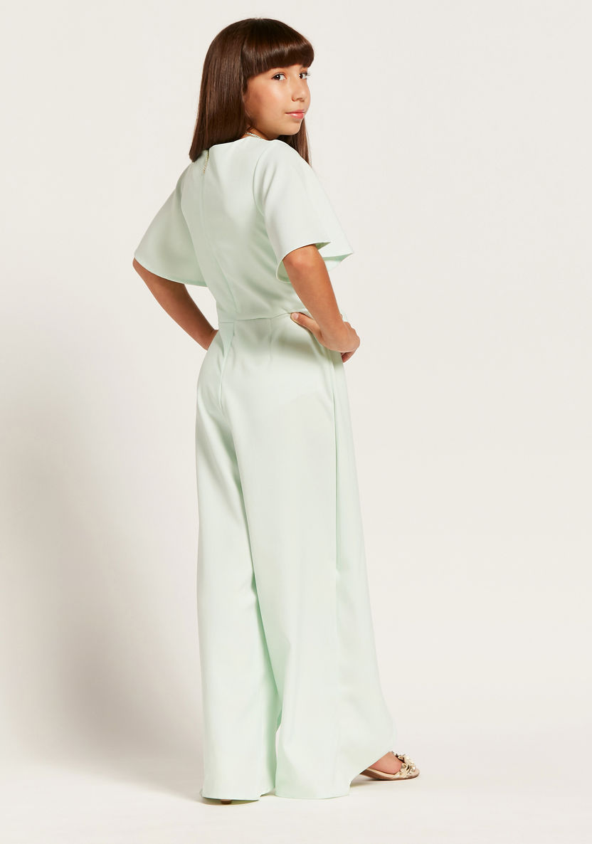 Iconic Solid Jumpsuit with Front-Knot Accent-Rompers%2C Dungarees and Jumpsuits-image-3