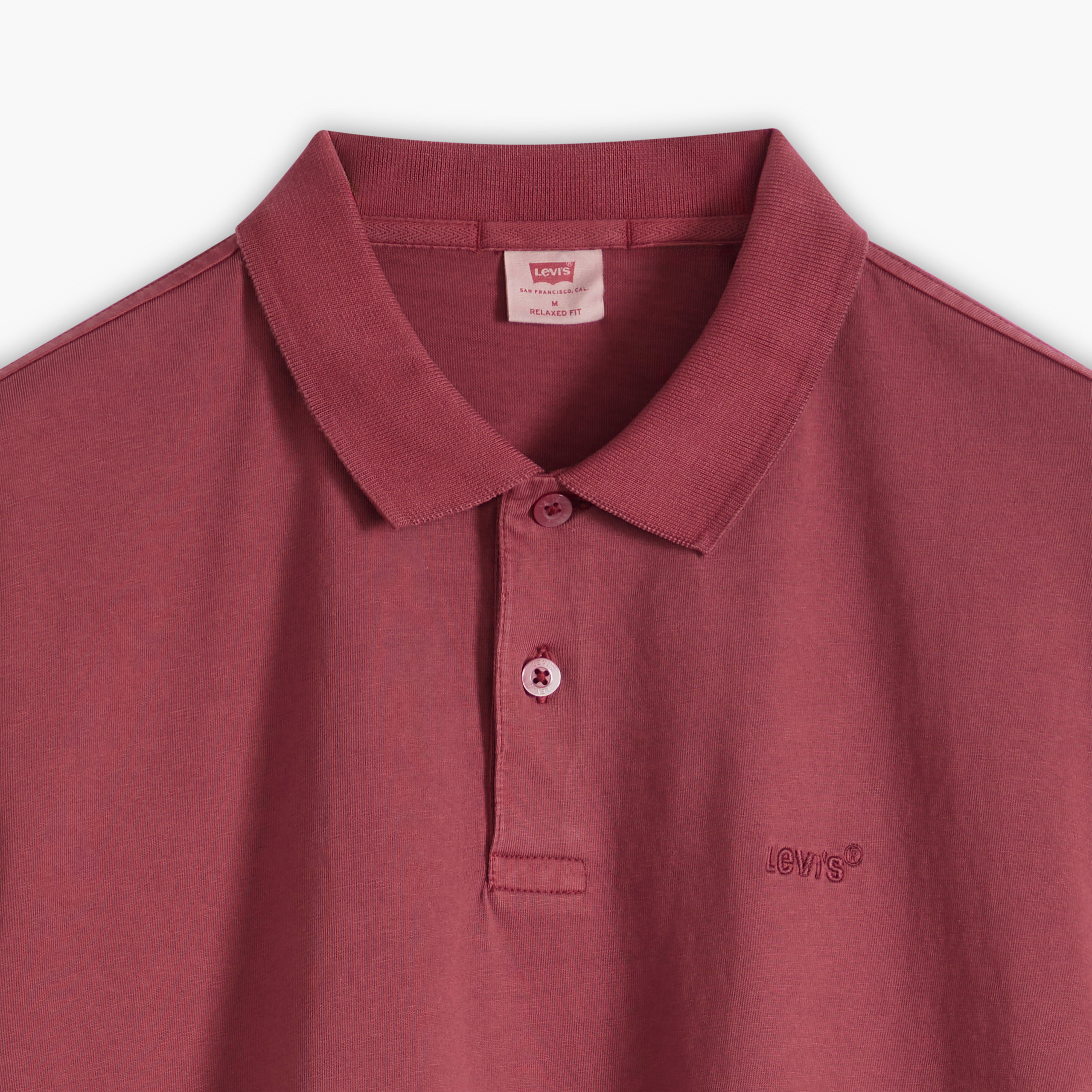 تي شيرت بولو رجالي سادة بأكمام قصيرة وياقة من ليفايس-men-clothing-tshirtsandpolos-polos-image-5