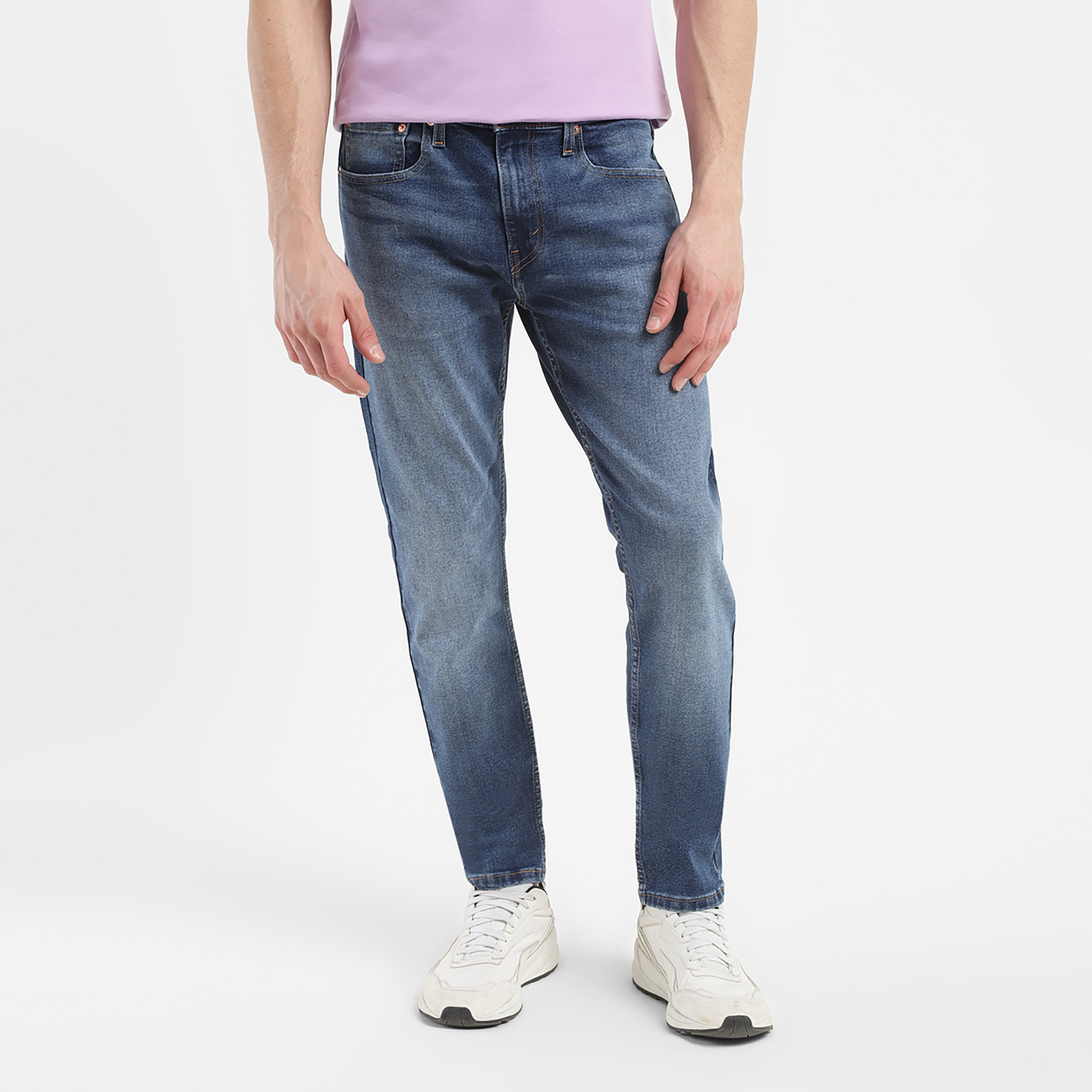 ليفي مدبب صالح الأزرق 5 جيوب الجينز-men-clothing-bottoms-jeans-image-1