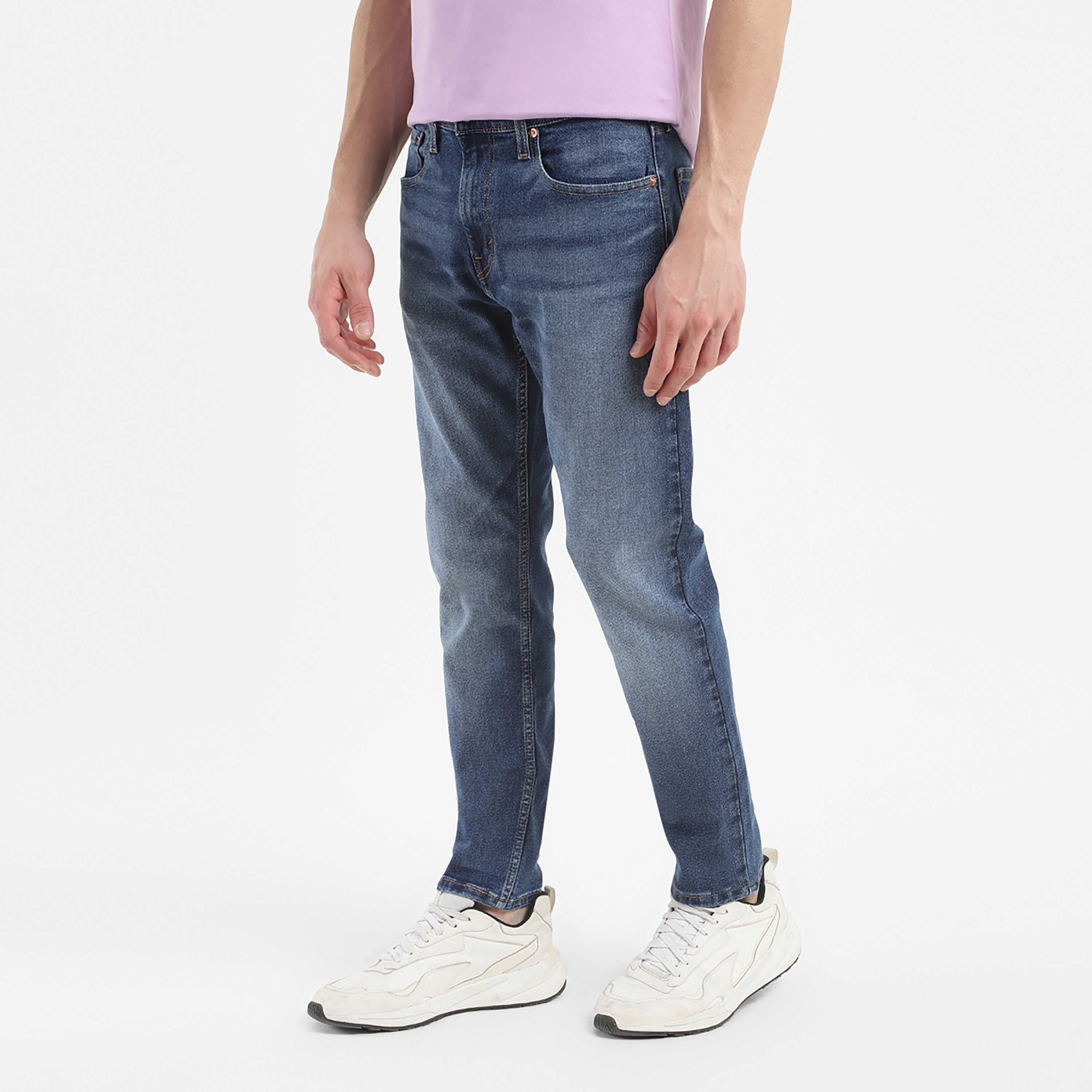 ليفي مدبب صالح الأزرق 5 جيوب الجينز-men-clothing-bottoms-jeans-image-3