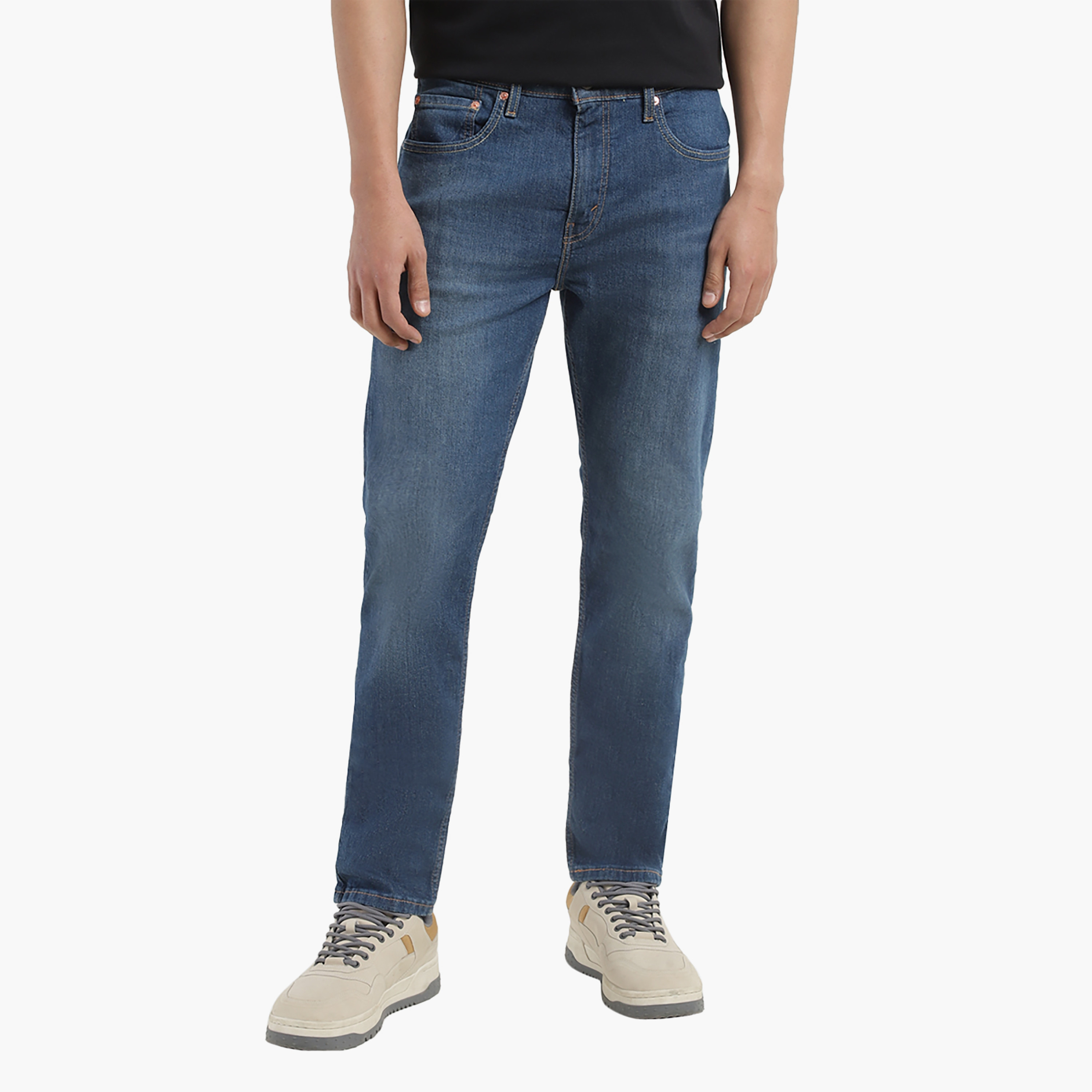 ليفي مدبب صالح الأزرق 5 جيوب الجينز-men-clothing-bottoms-jeans-image-1