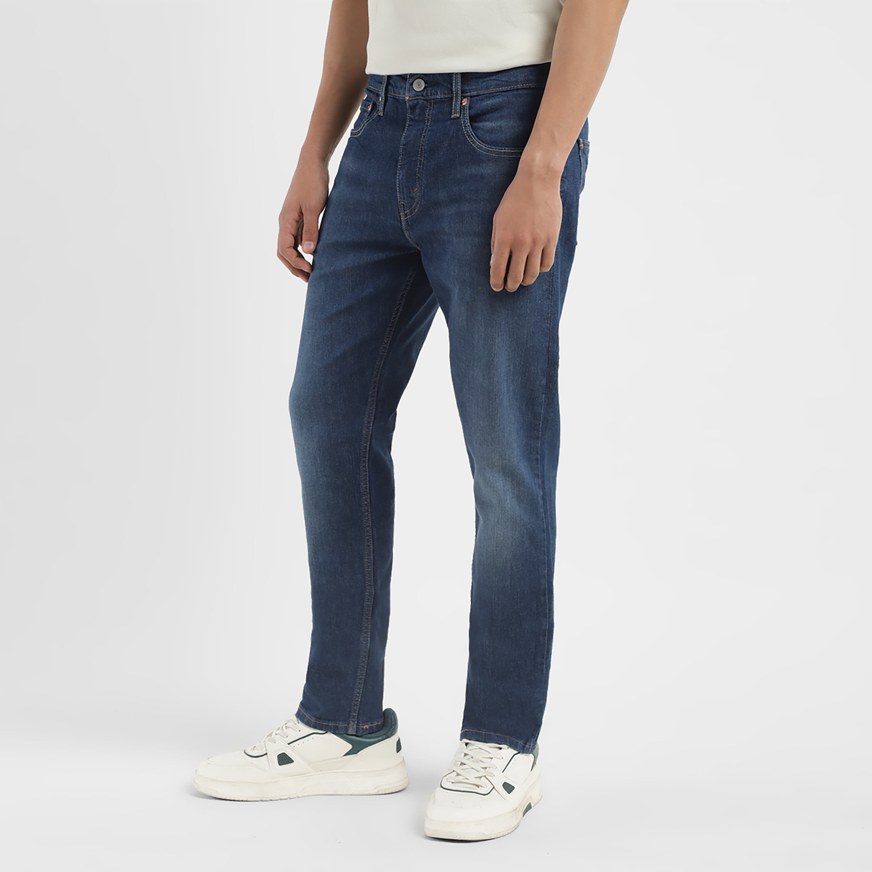 Levi's Tapered Fit Blue 5 Pockets Jeans-men-clothing-bottoms-jeans-image-3