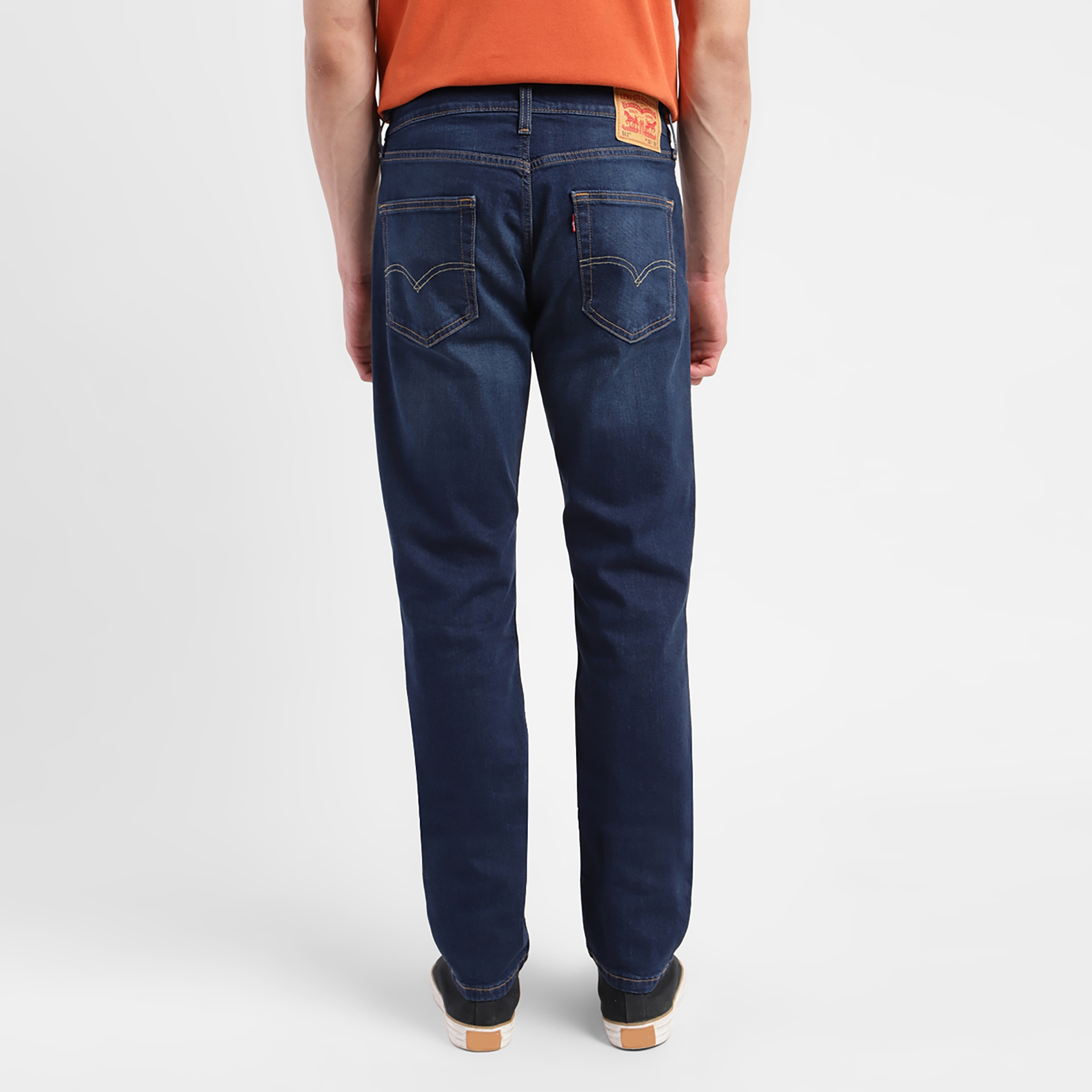 Levi's Slim Fit Blue 5 Pockets Jeans-men-clothing-bottoms-jeans-image-4