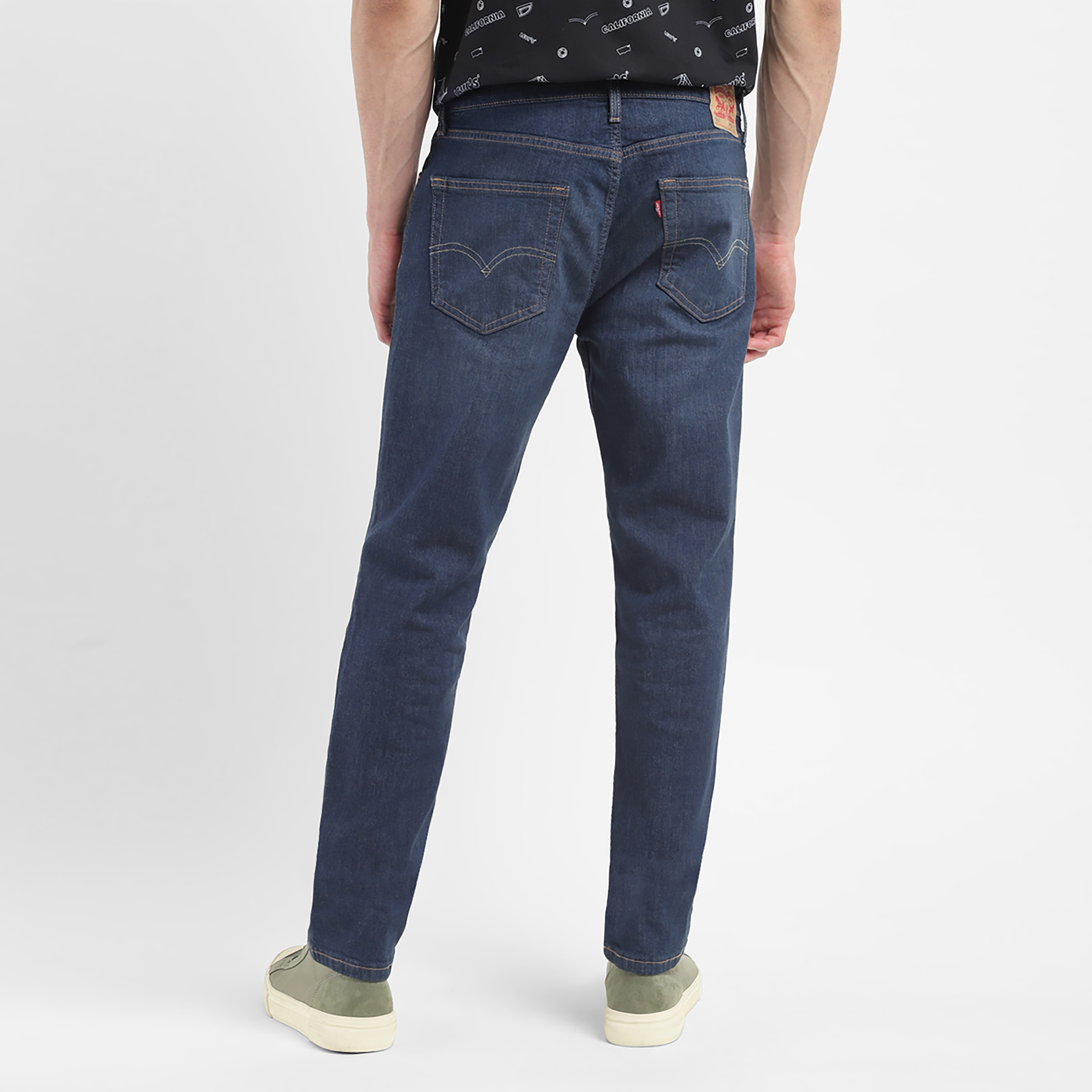 Levi's Slim Fit Blue 5 Pockets Jeans-men-clothing-bottoms-jeans-image-4
