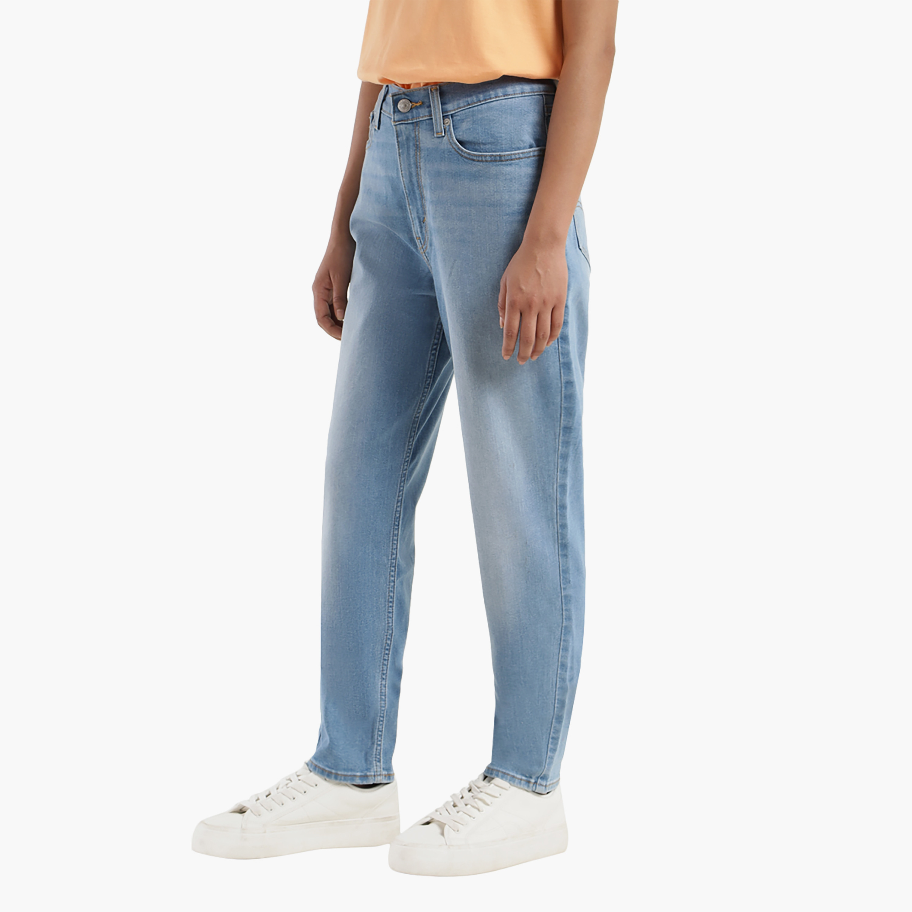 بنطال جينز ليفي سكيني أزرق اللون بخمسة جيوب-women-clothing-bottoms-jeans-image-3