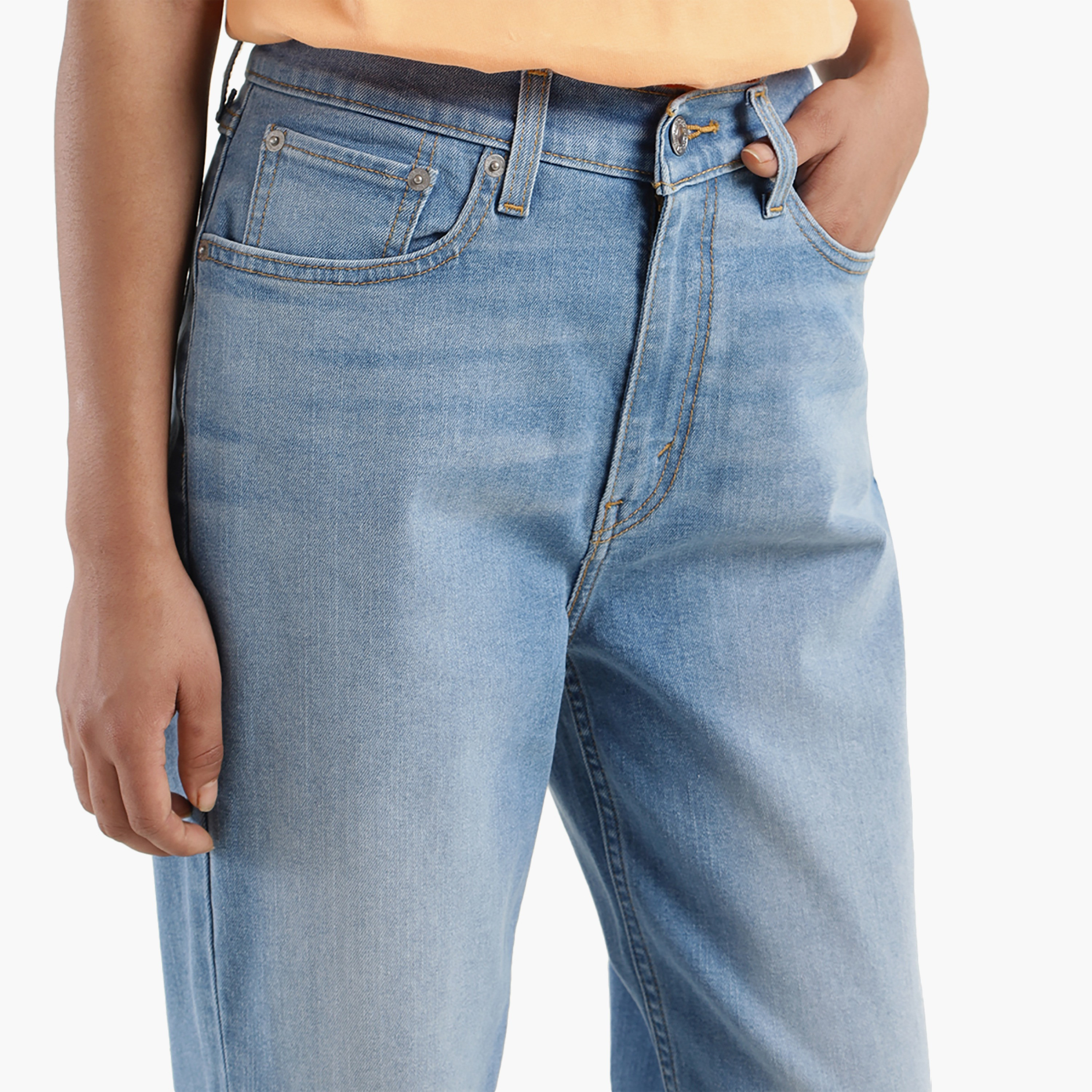 Levi's Skinny Fit Blue 5 Pockets Jeans-women-clothing-bottoms-jeans-image-4