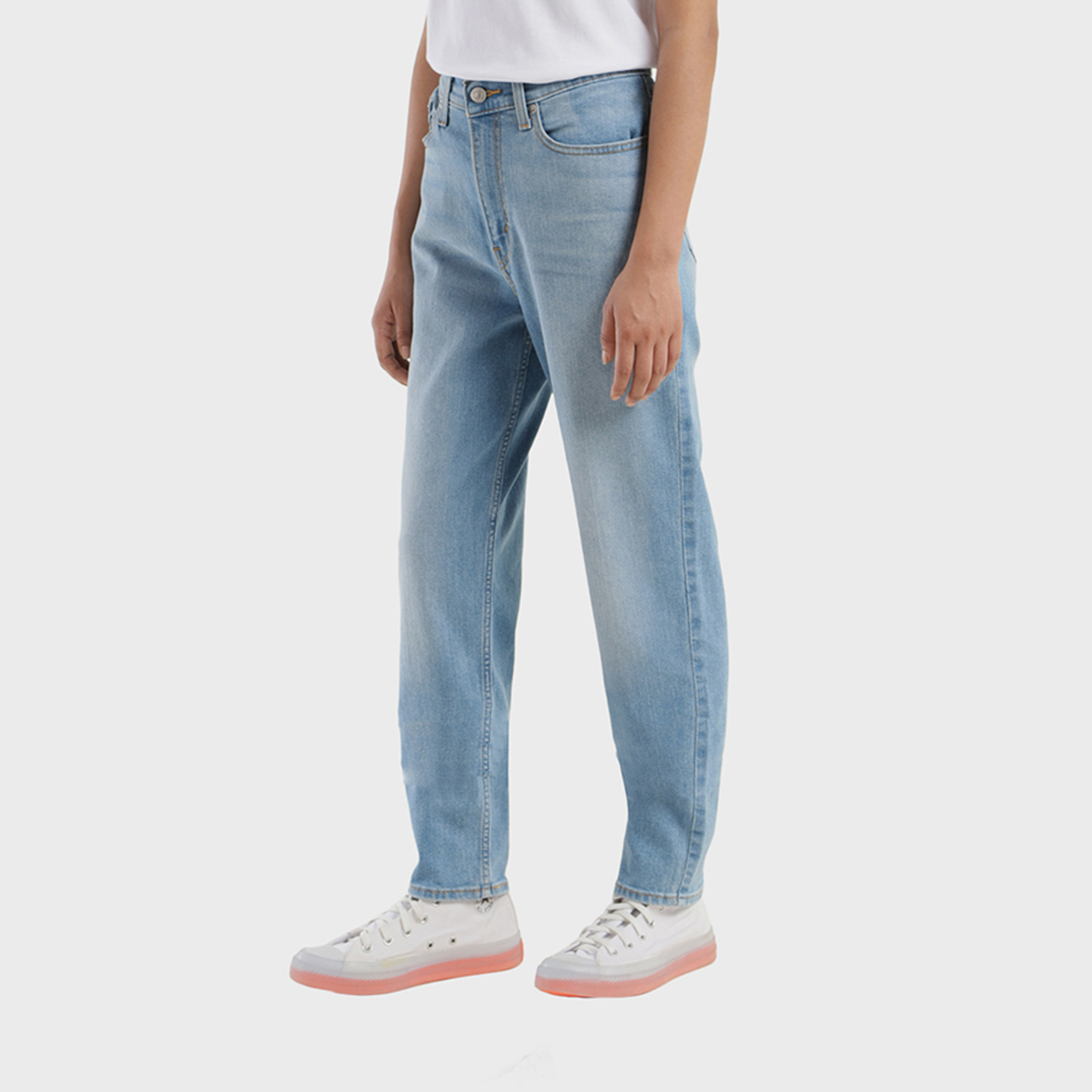 بنطلون جينز نسائي سادة بقصة ضيقة جدا إنديجو بخمسة جيوب من ليفايس-women-clothing-bottoms-jeans-image-3