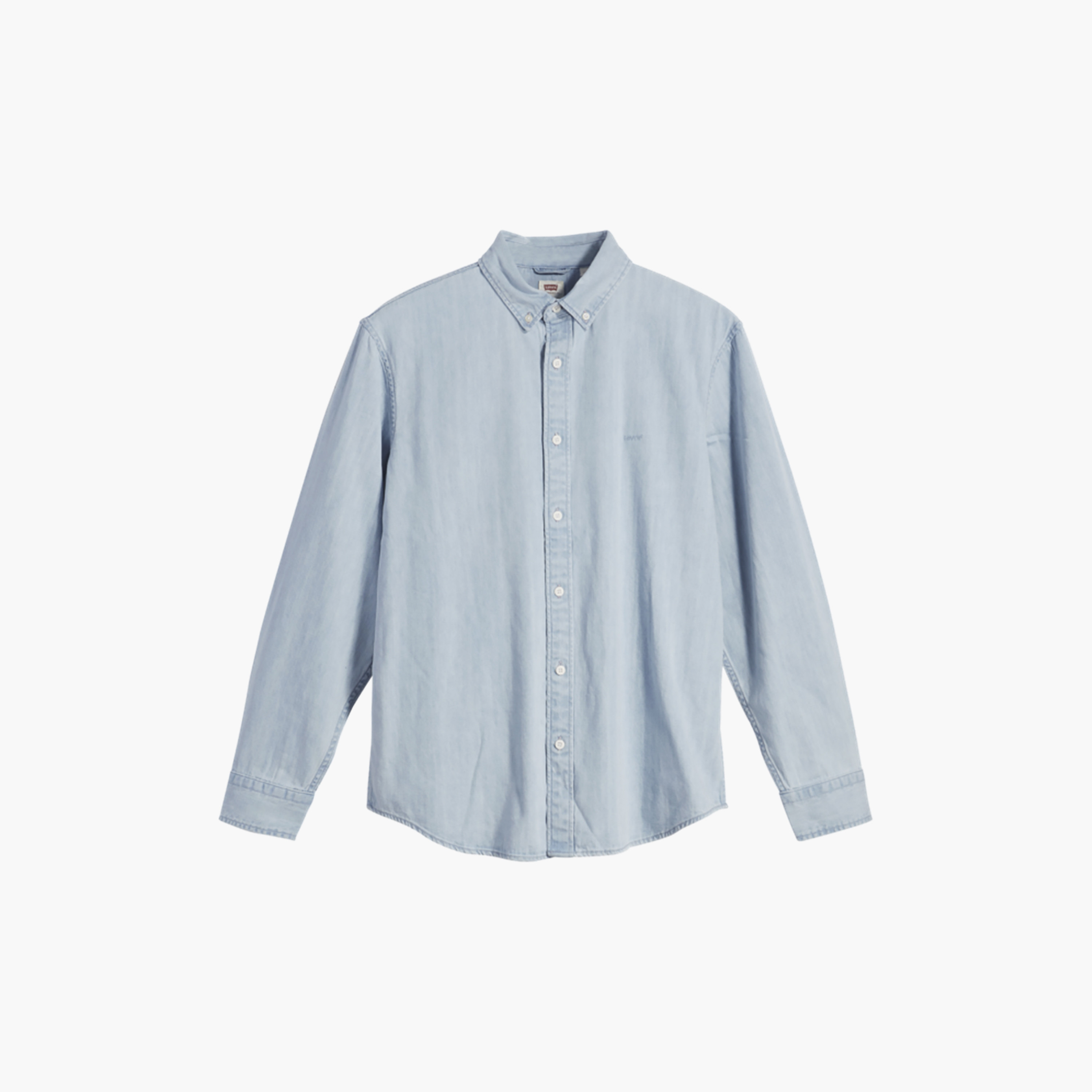 Levi's Plain Collared Long Sleeves Men's Shirt-men-clothing-shirts-image-3