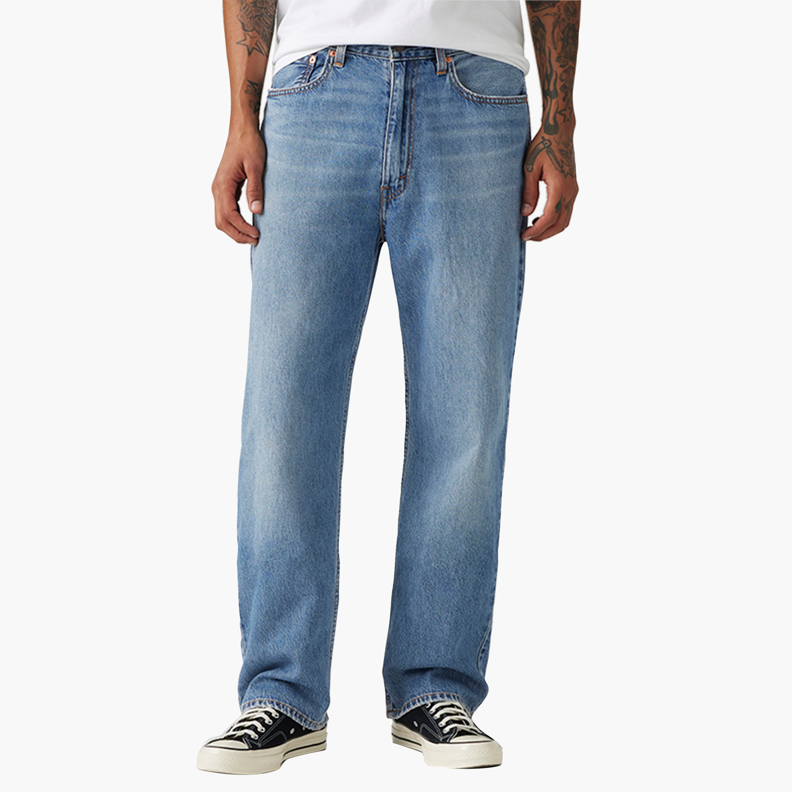 جينز رجالي 565 بقصة فضفاضة، نيلي بـ 5 جيوب، مقاس 32 من ليفايس-men-clothing-bottoms-jeans-image-1