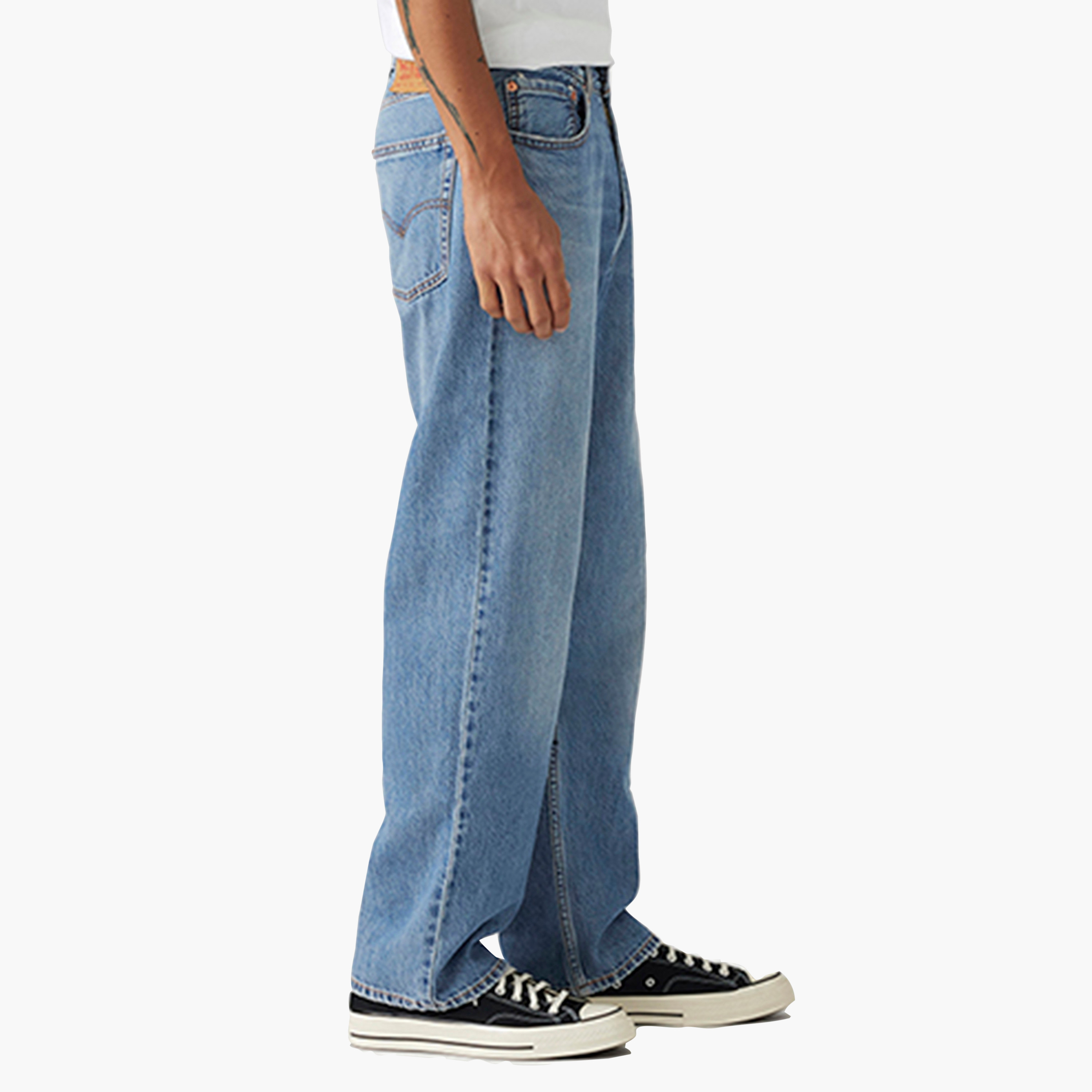 جينز رجالي 565 بقصة فضفاضة، نيلي بـ 5 جيوب، مقاس 32 من ليفايس-men-clothing-bottoms-jeans-image-3