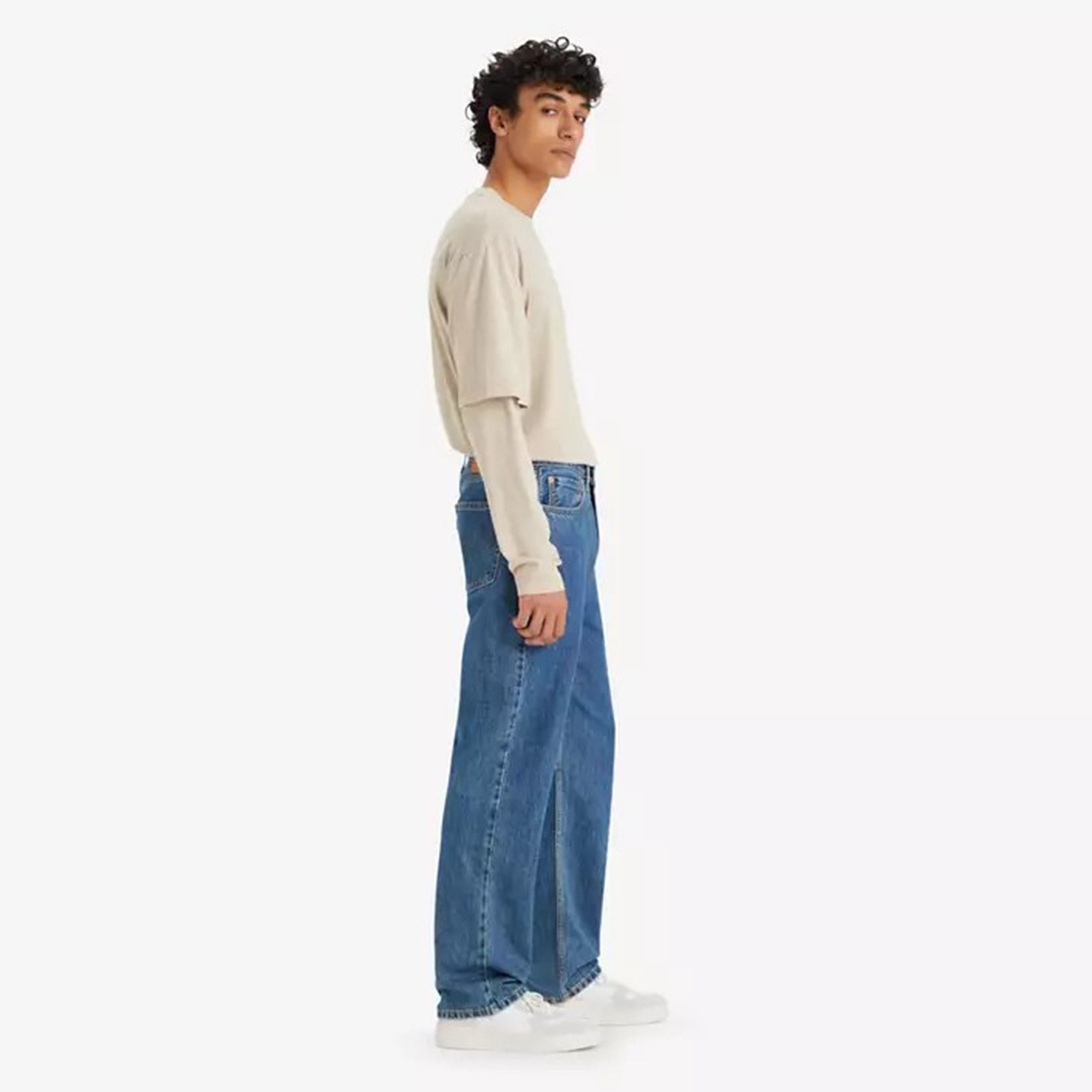 Levi's 565 '97 Straight Fit Blue 5 Pockets Men's Jeans Inseam 32-men-clothing-bottoms-jeans-image-3