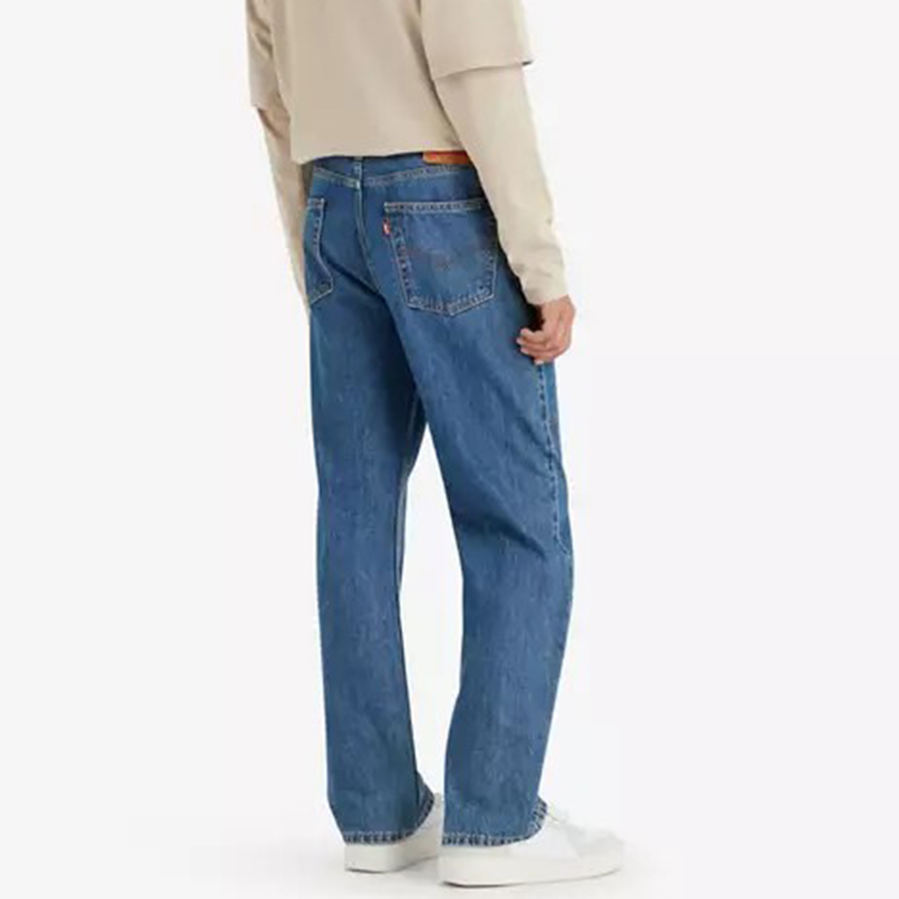 Levi's 565 '97 Straight Fit Blue 5 Pockets Men's Jeans Inseam 32-men-clothing-bottoms-jeans-image-4