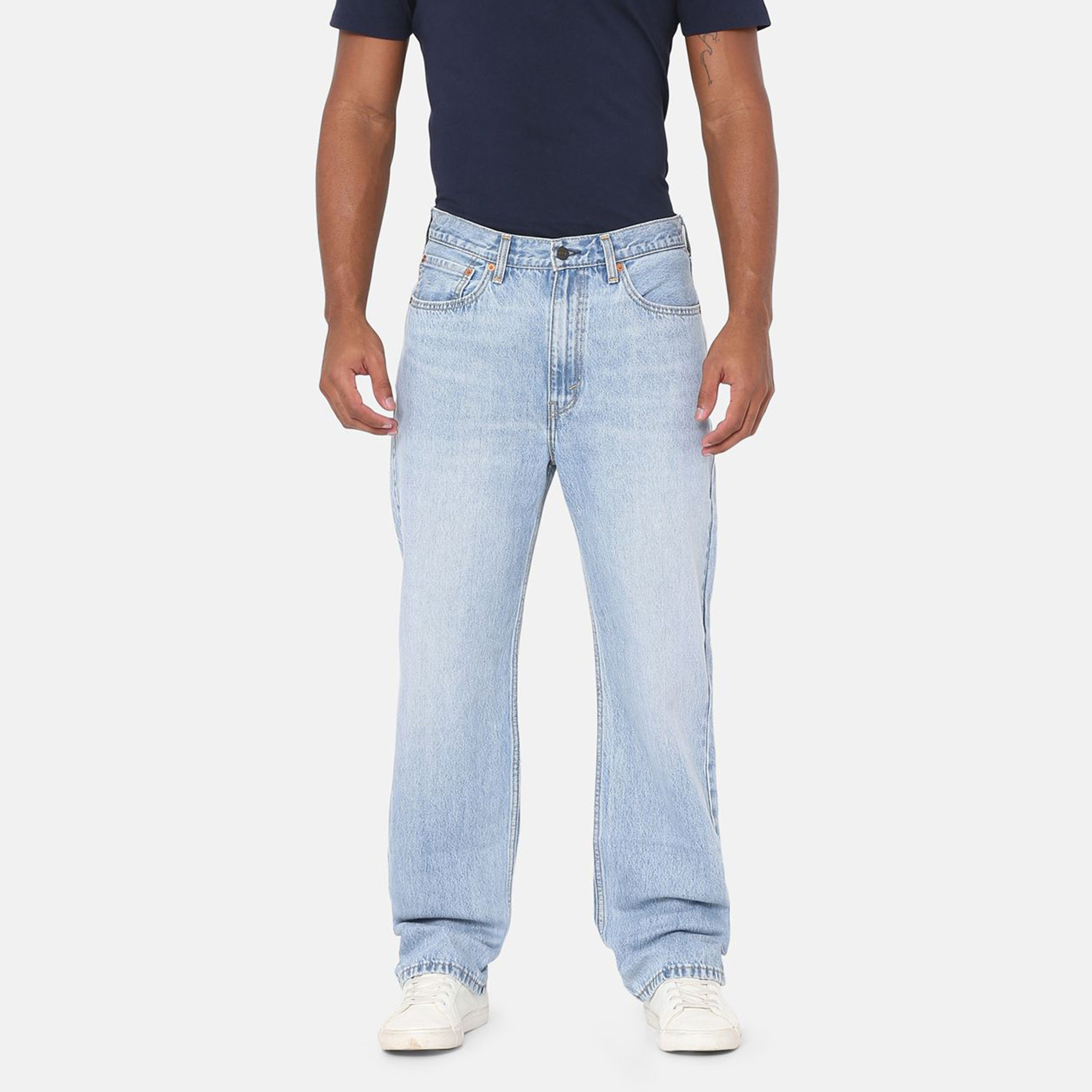 Levi's 565 '97 Straight Fit Blue 5 Pockets Men's Jeans Inseam 32-men-clothing-bottoms-jeans-image-1