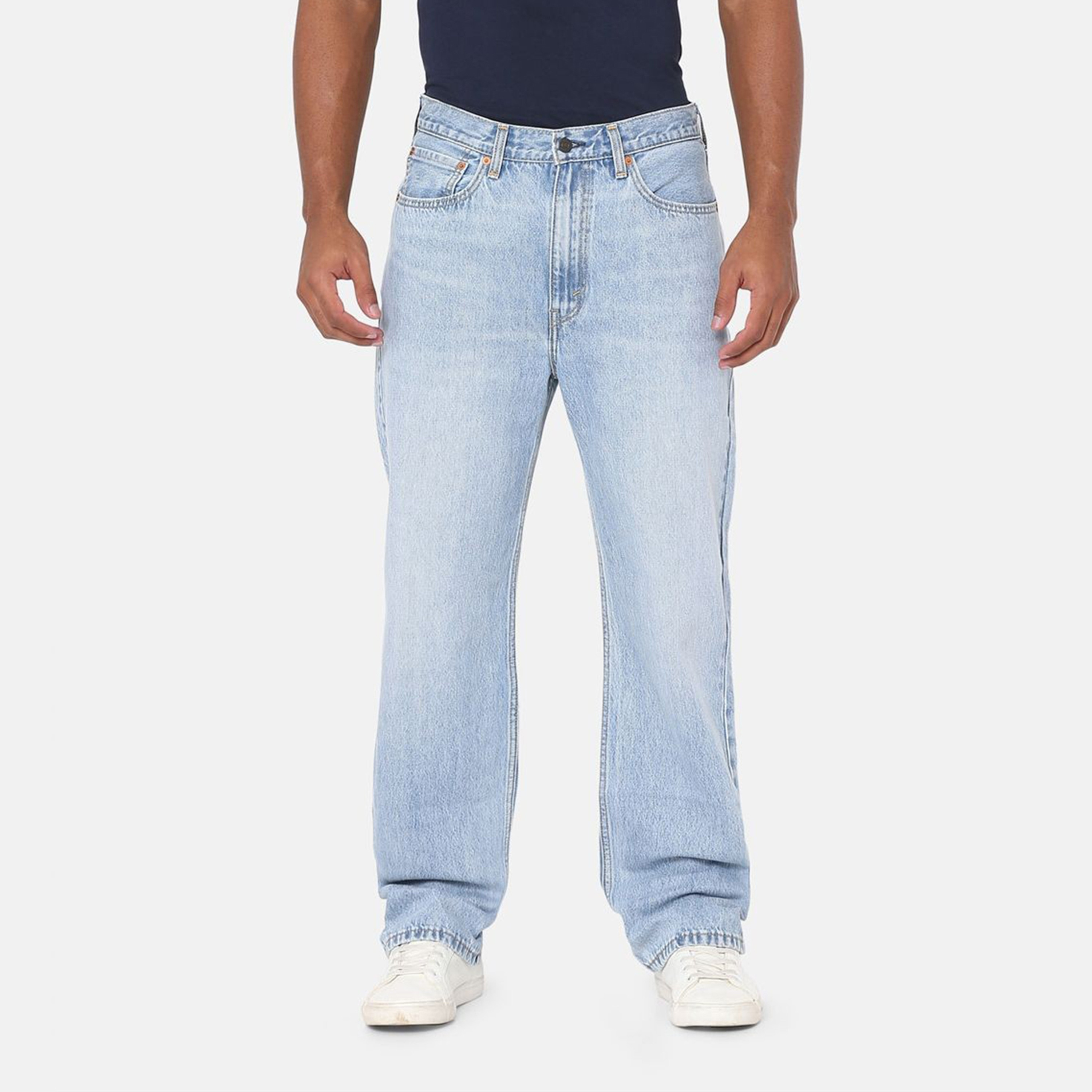 Levi's 565 '97 Straight Fit Blue 5 Pockets Men's Jeans Inseam 32-men-clothing-bottoms-jeans-image-1