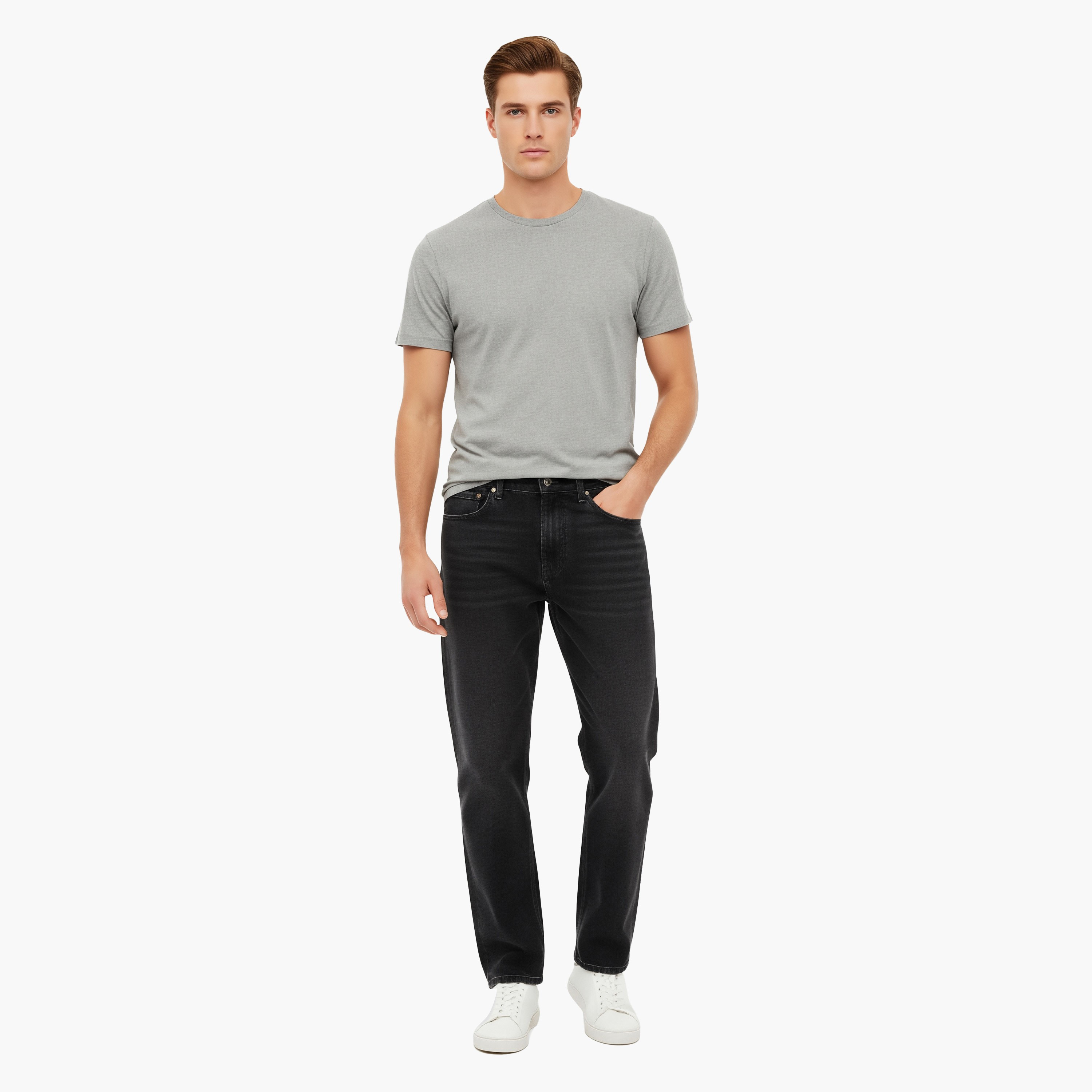 جينز رجالي 565 بقصة مستقيمة، أزرق بـ 5 جيوب، مقاس 32 من ليفايس-men-clothing-bottoms-jeans-image-2