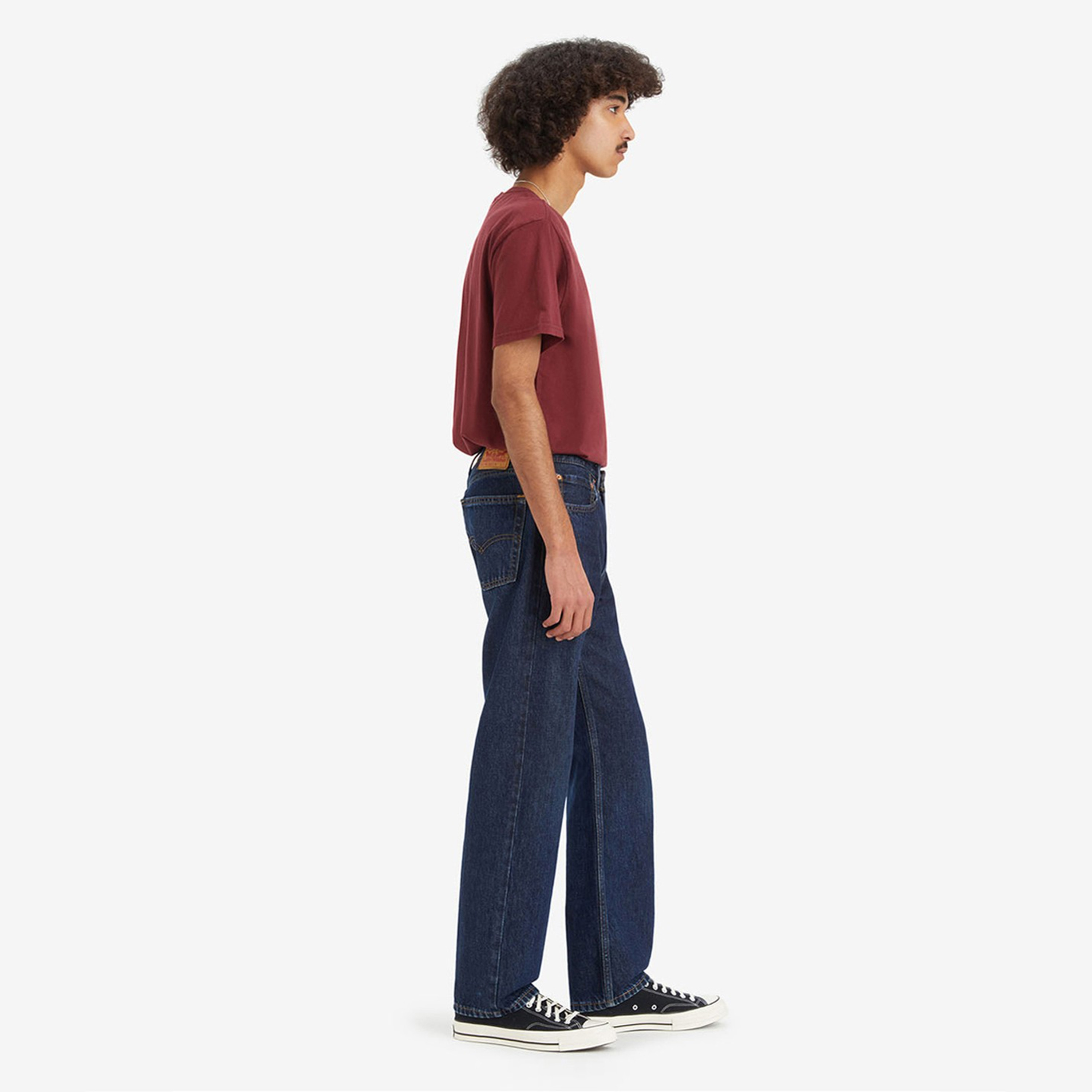 Levi's 555 '96 Relaxed Fit Blue 5 Pockets Men's Jeans Inseam 32-men-clothing-jeans-image-3