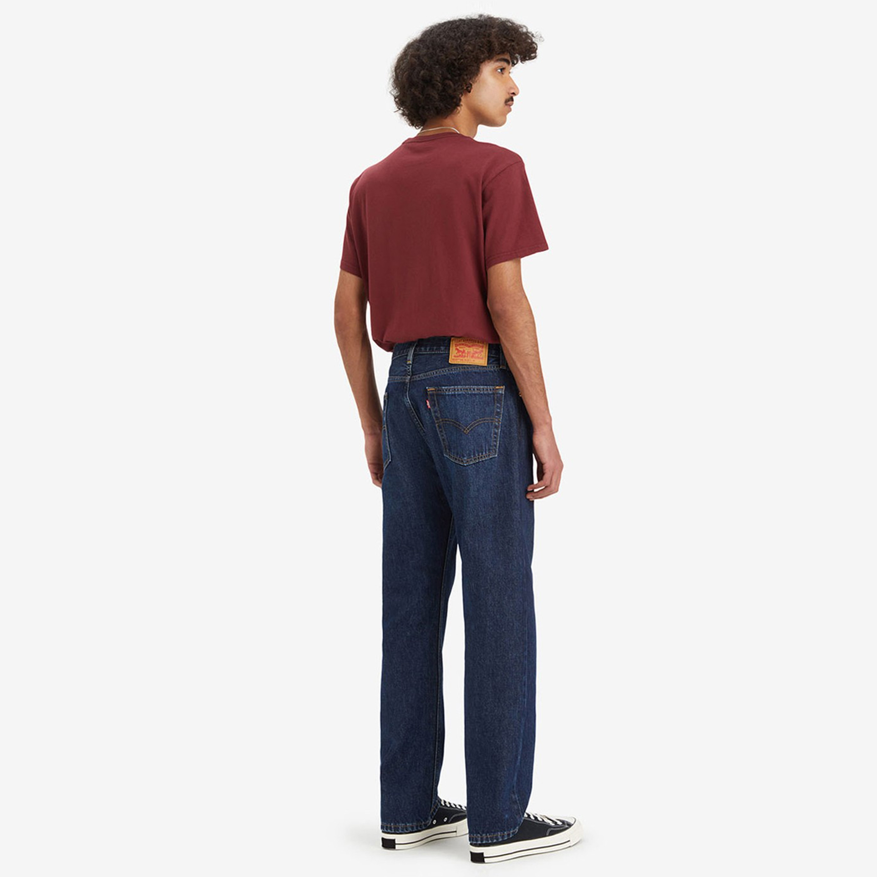 Levi's 555 '96 Relaxed Fit Blue 5 Pockets Men's Jeans Inseam 32-men-clothing-jeans-image-4