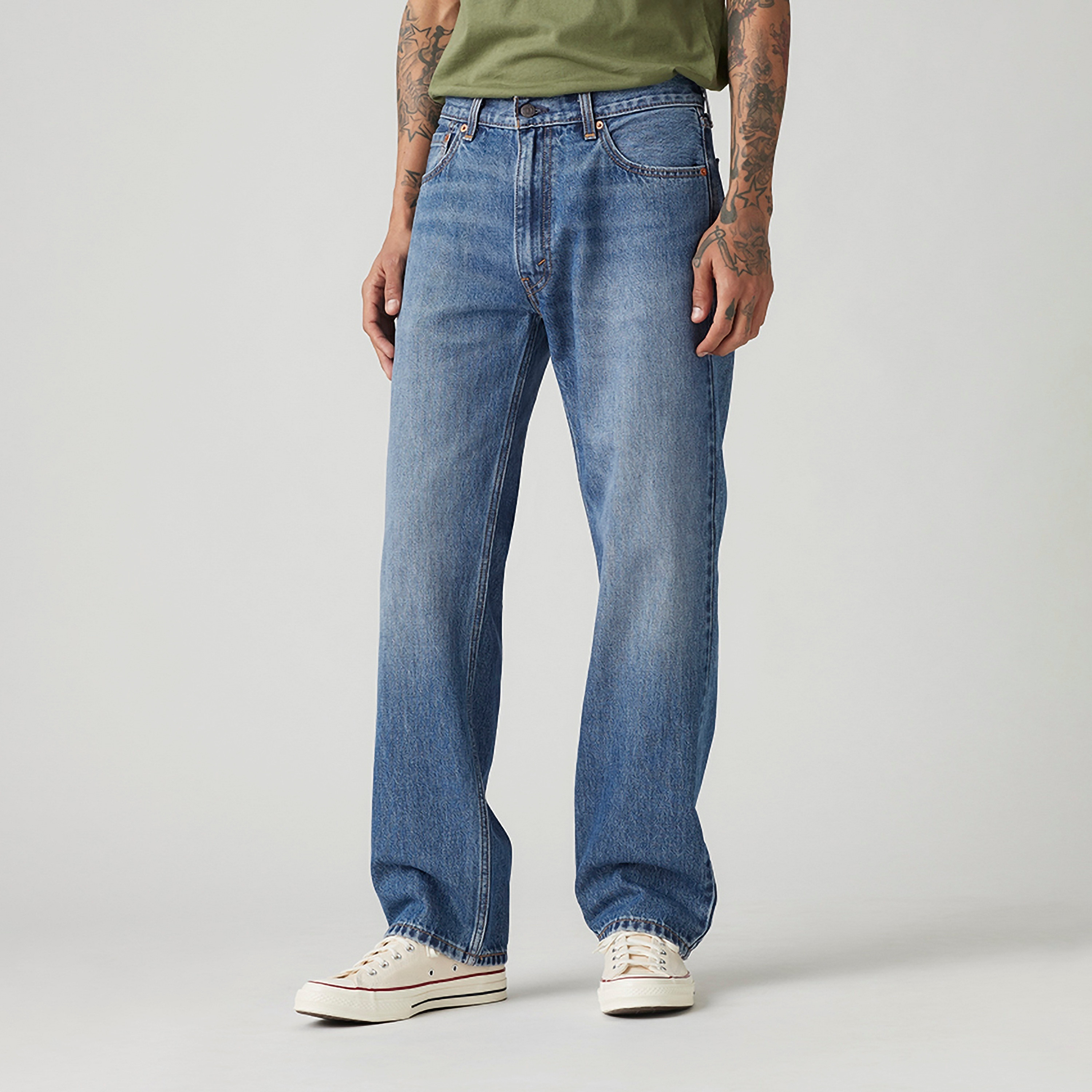 جينز ليفايس 555 مسترخي أزرق بخمسة جيوب-men-clothing-bottoms-jeans-image-1