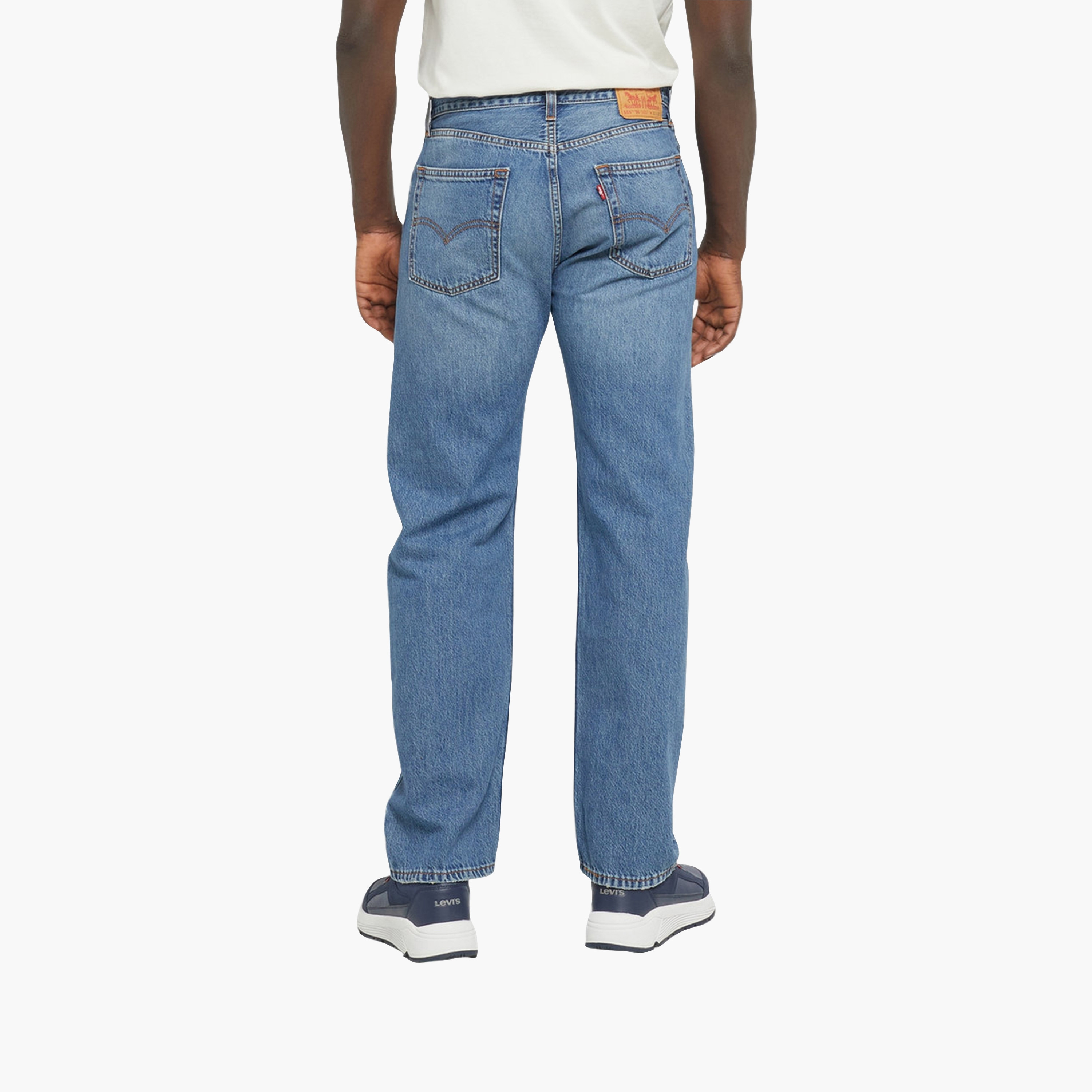 جينز رجالي 555 بقصة مستقيمة، أزرق بـ 5 جيوب، مقاس 32 من ليفايس-men-clothing-bottoms-jeans-image-5