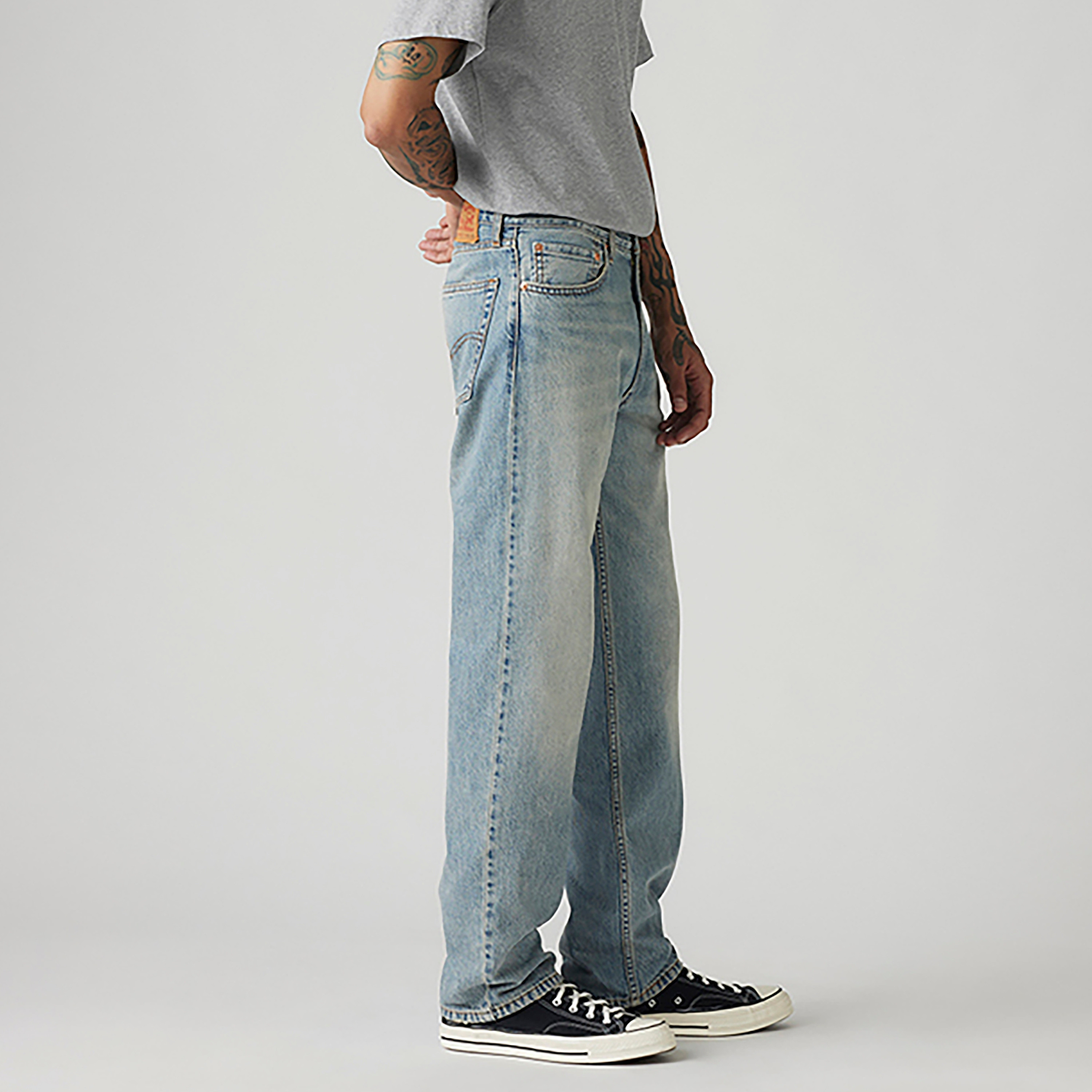 جينز الرجال ليفايس 555 بمقاس 5 جيوب أزرق مسترخي بزاوية 32-men-clothing-jeans-image-3