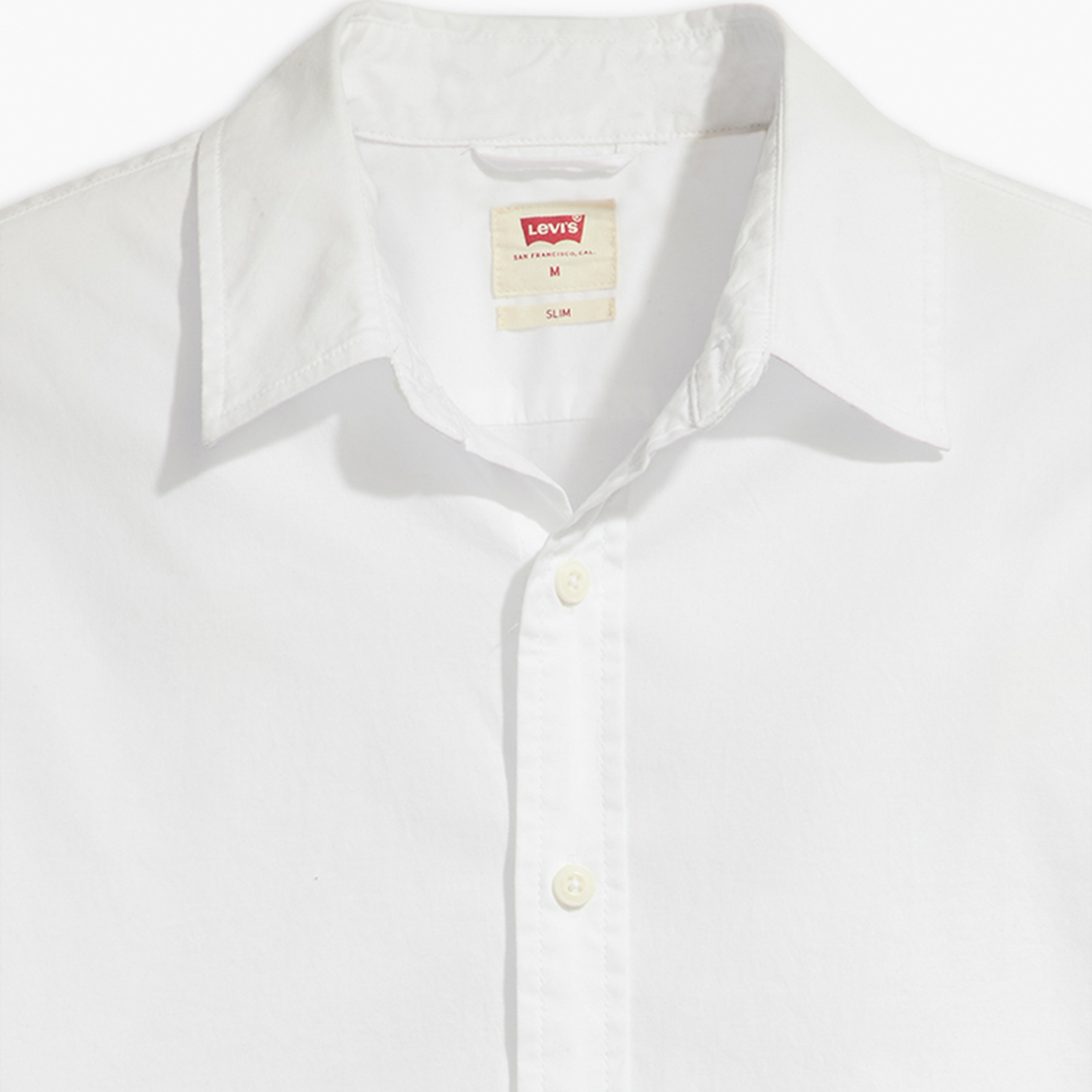 Levi's Men's Solid Pointed Collar Long Sleeves Dress Shirt-men-clothing-shirts-image-3