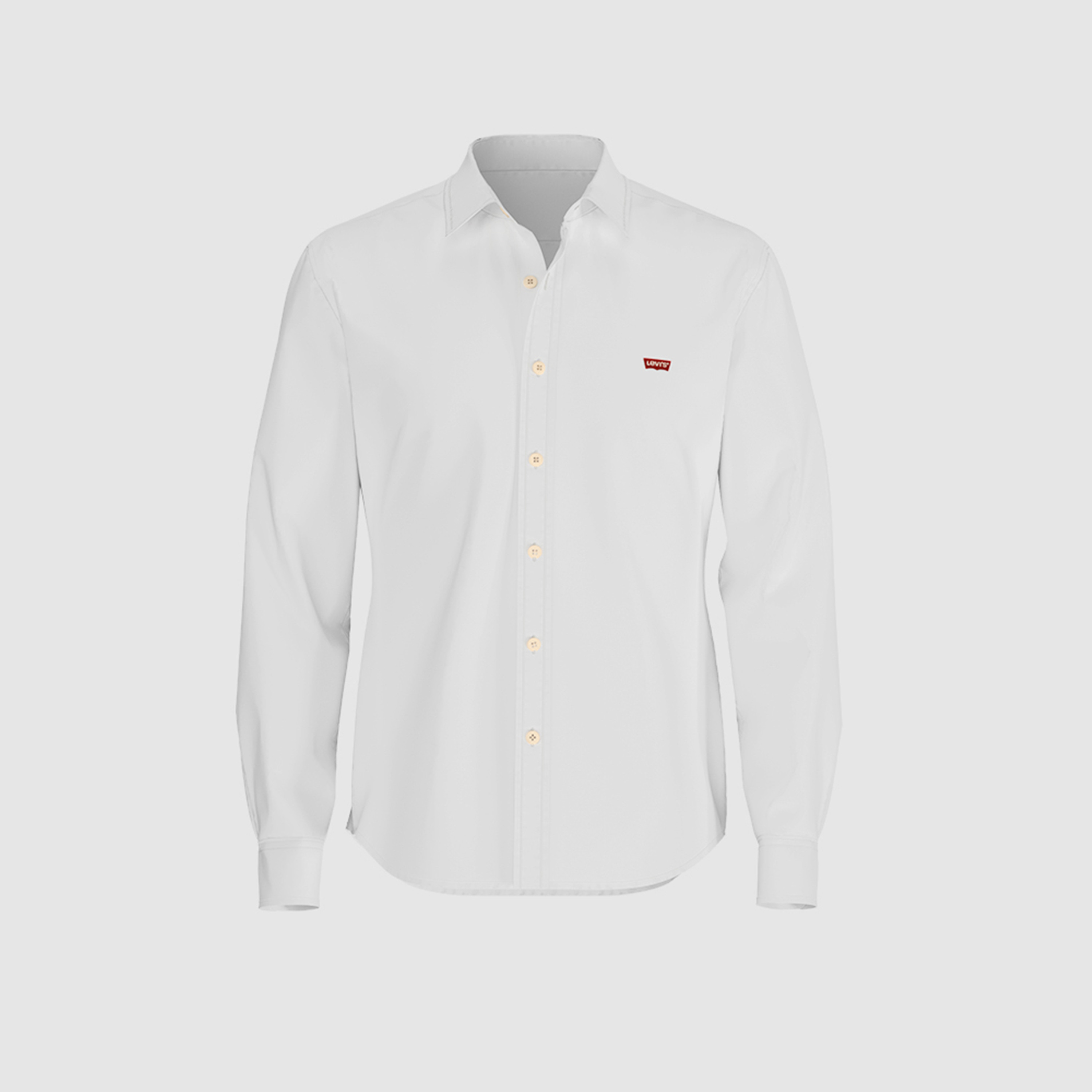 قميص ليفايز الرجالي ذو ياقة مدببة بأكمام طويلة-men-clothing-shirts-image-4