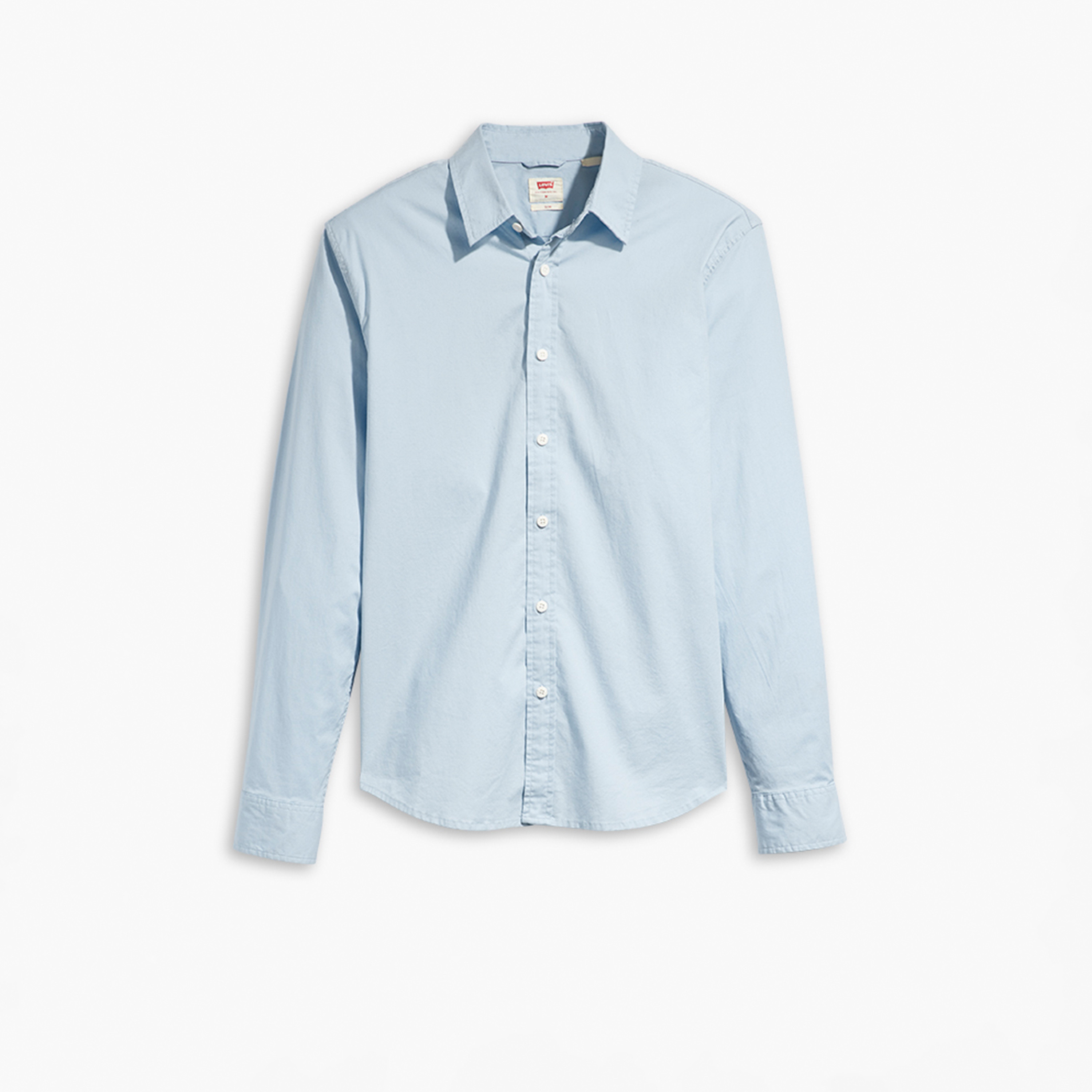 قميص رسمي للرجال بياقة مدببة بأكمام طويلة مع تفاصيل شعار-men-clothing-shirts-image-4