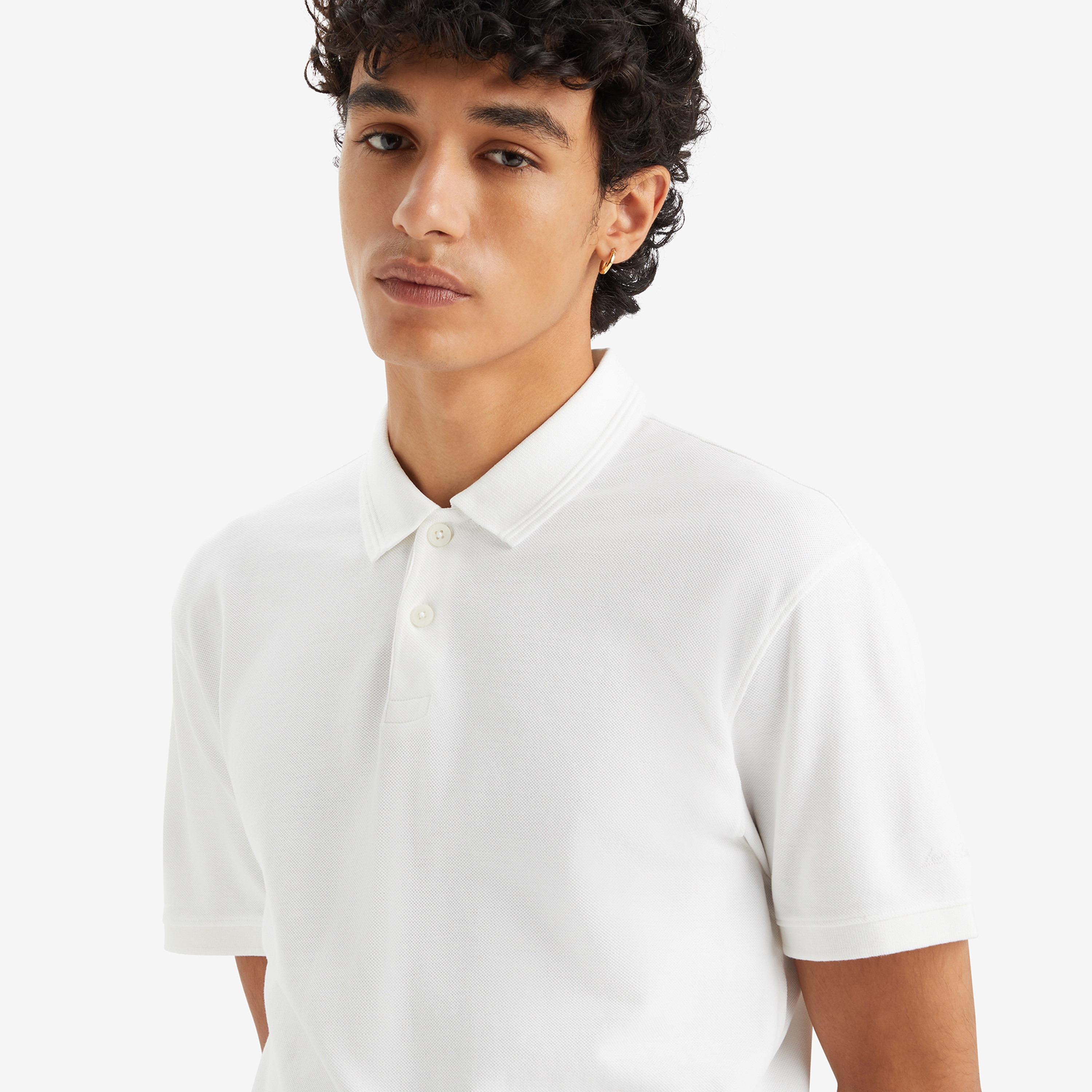 Levi's Plain Collared Short Sleeves Men's Polo T-Shirt-men-clothing-tshirtsandpolos-polos-image-2