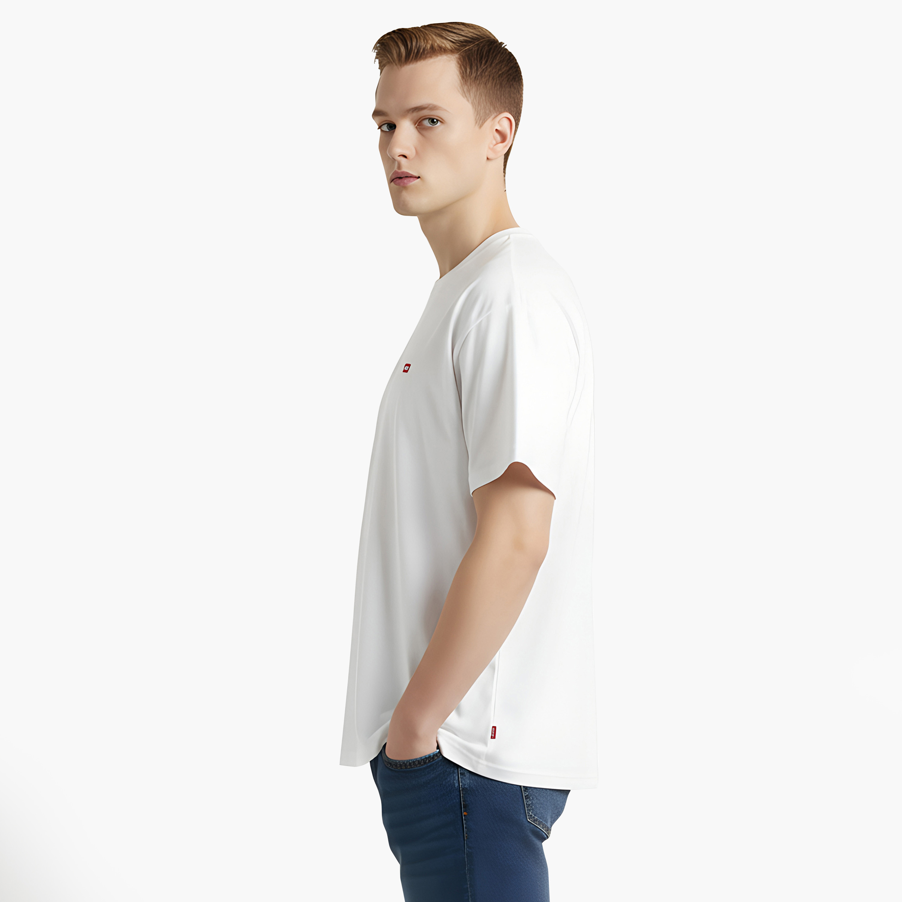 Levi's Plain V-Neck Short Sleeves Men's T-Shirt-men-clothing-tshirtsandpolos-tshirts-image-3