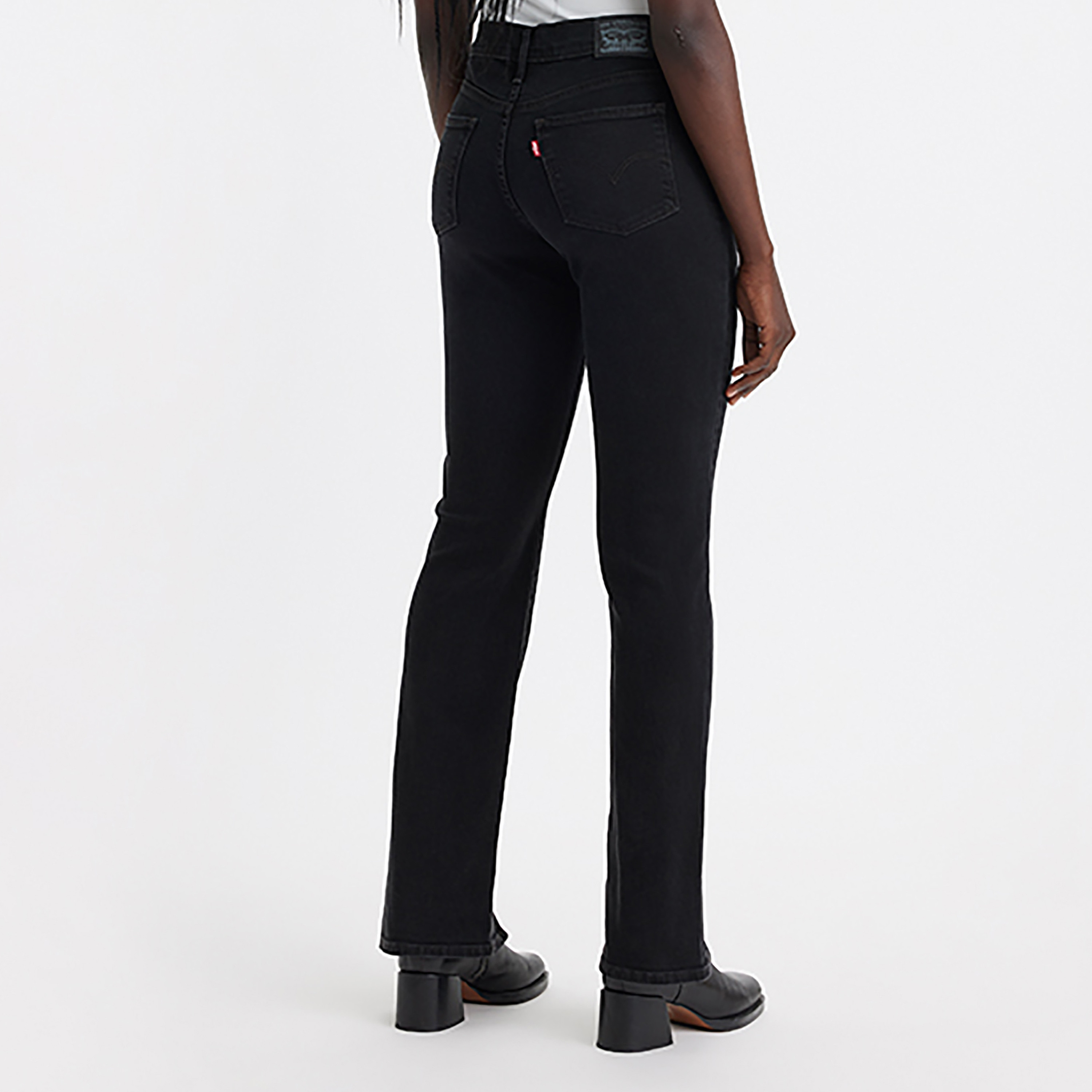 Levi's 314 Straight Fit Black 5 Pockets Jeans-women-clothing-bottoms-jeans-image-3