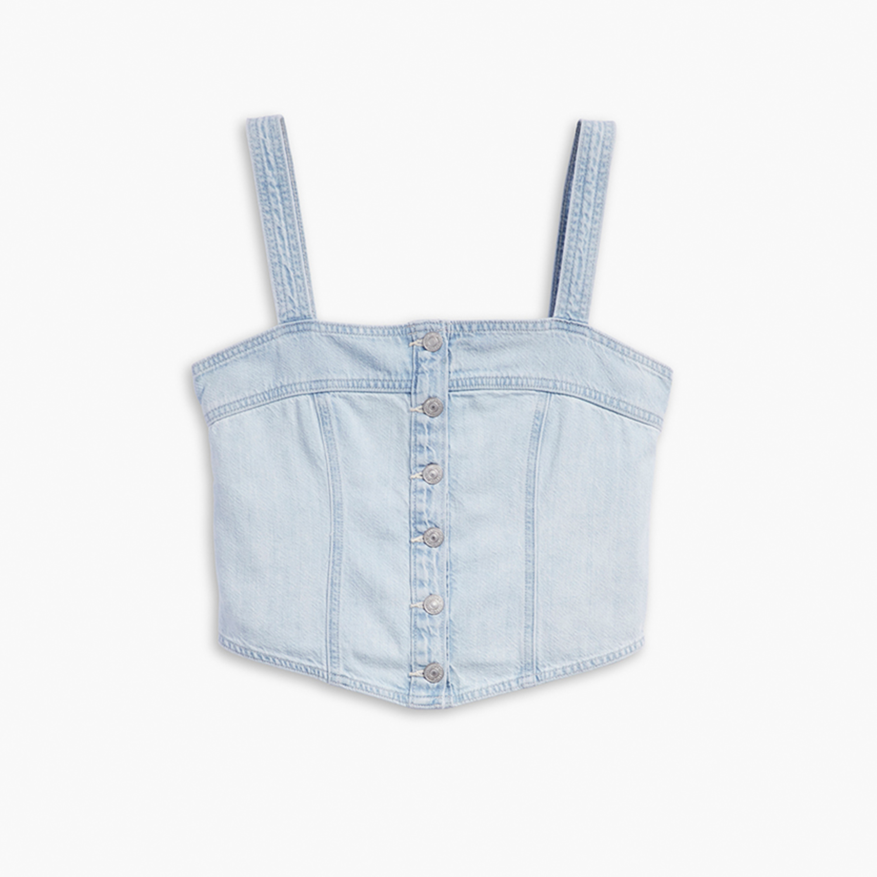 Levi's Women's Buttoned Square Neck Sleeveless Tank Tops-women-clothing-shirtsandblouses-blouses-image-2