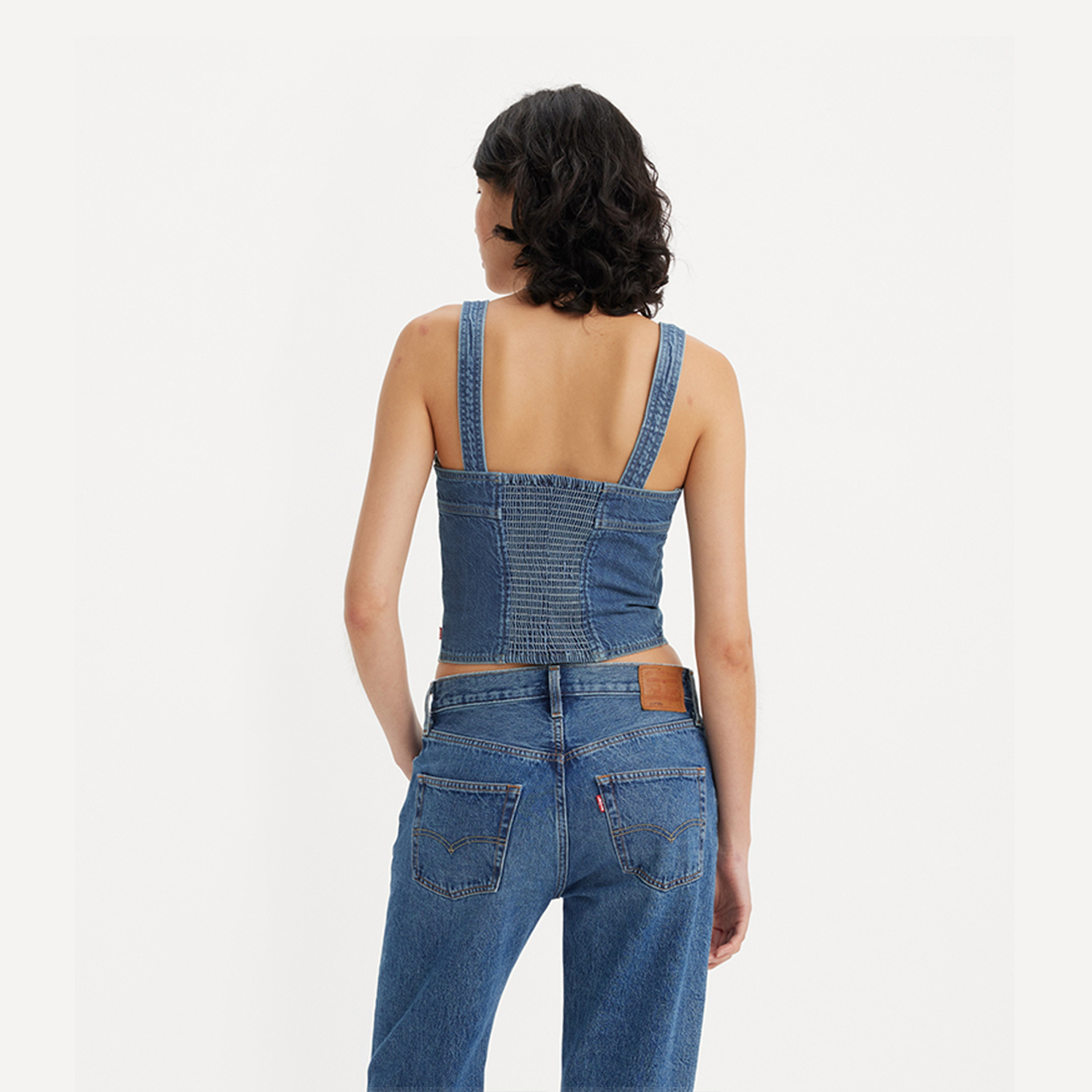 قمصان ليفاي النسائية بدون أكمام ذات رقبة مربعة بأزرار-women-clothing-shirtsandblouses-blouses-image-3