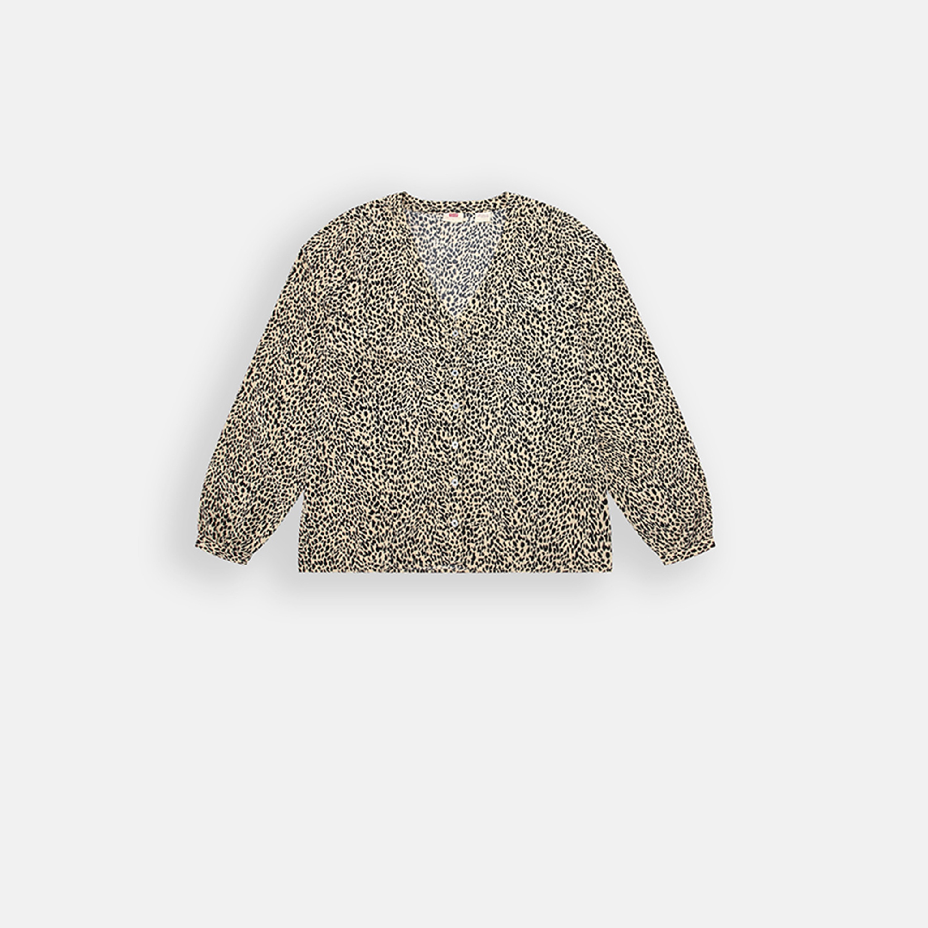 Levi's Women's Animal Print V-neck Long Sleeves Blouses-women-clothing-shirtsandblouses-blouses-image-4