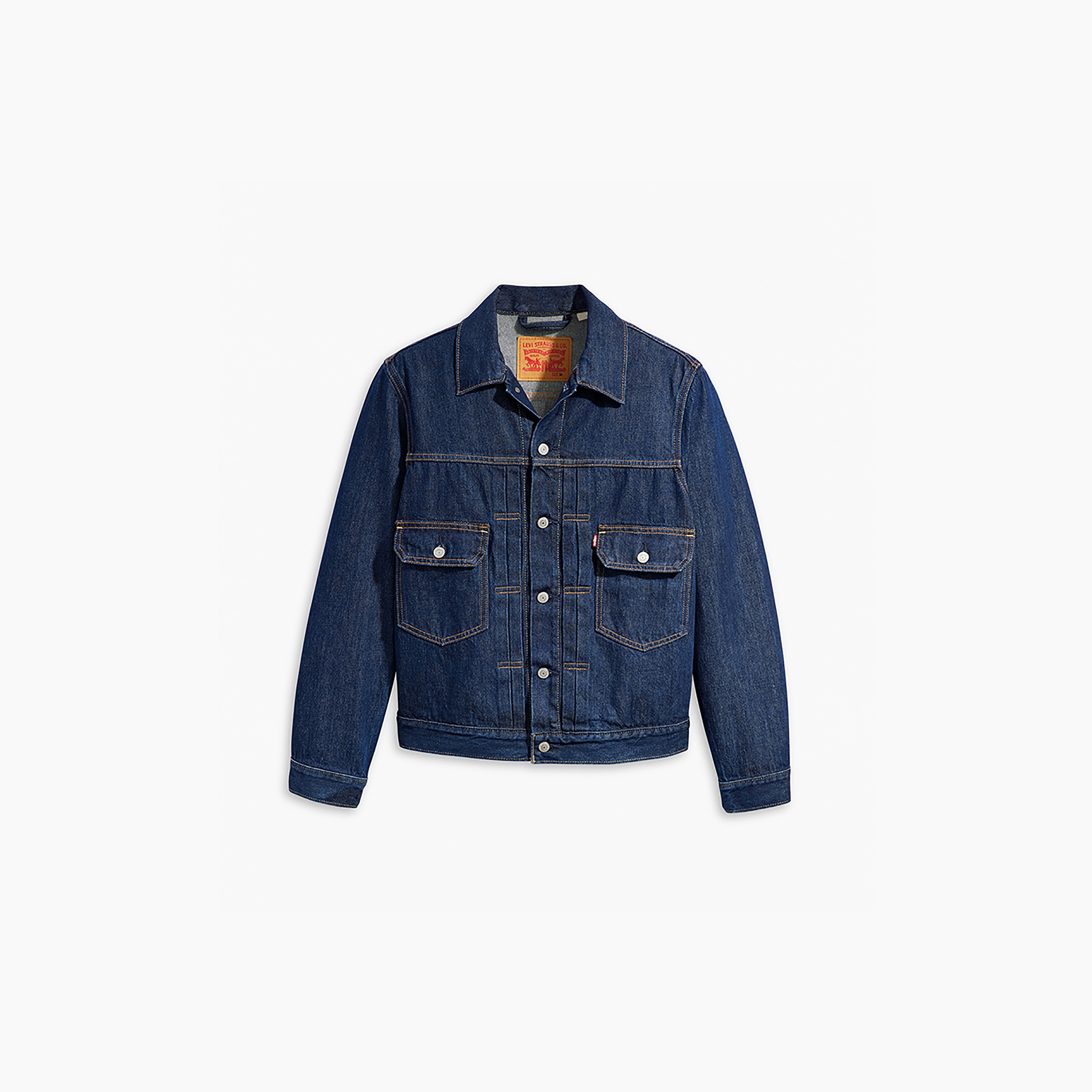 Levi's Plain Denim Trucker Jacket-men-clothing-jacketsandblazers-jackets-image-2