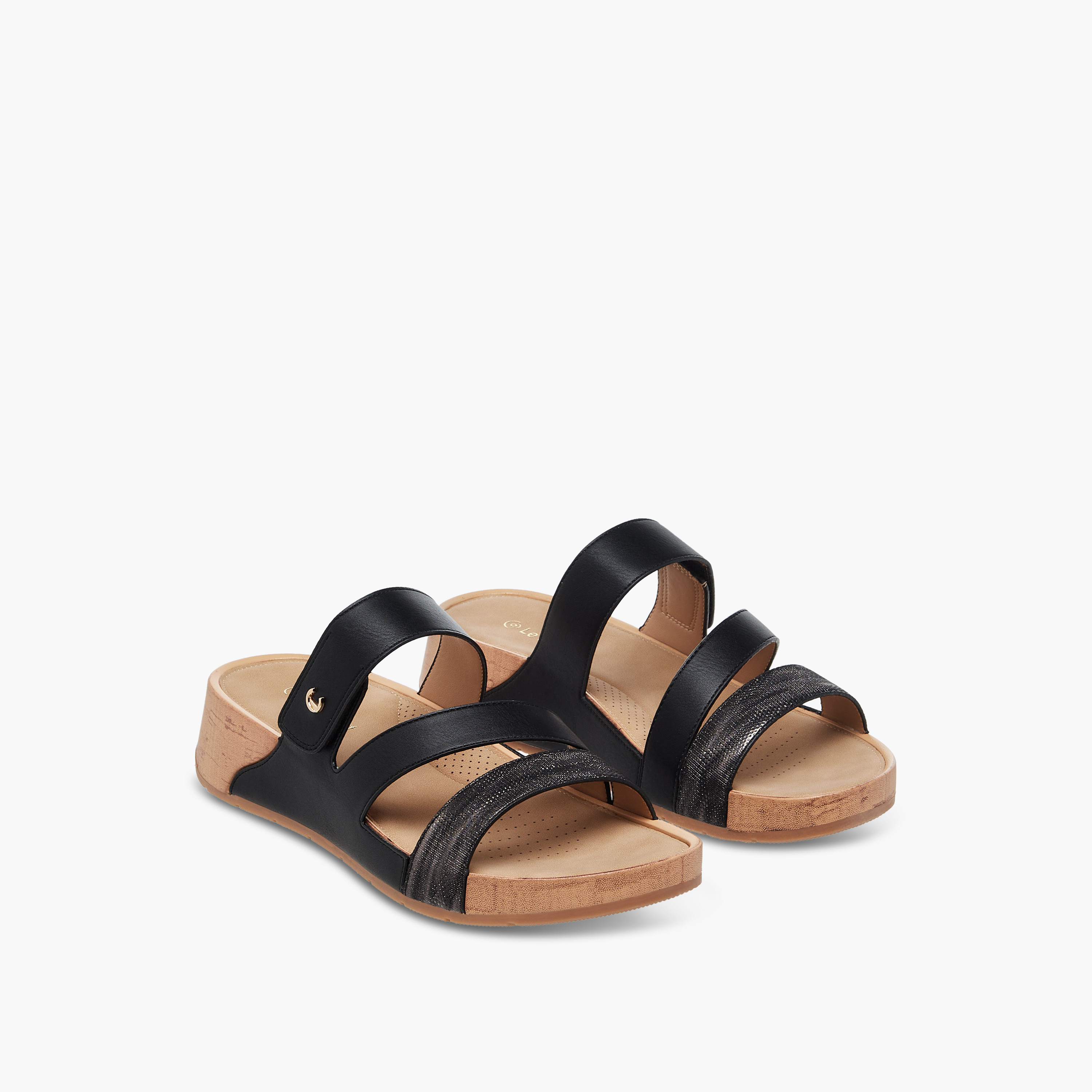 صندل مريح سهل الارتداء من لو كونفورت-women-shoes-sandals-heeled-image-1