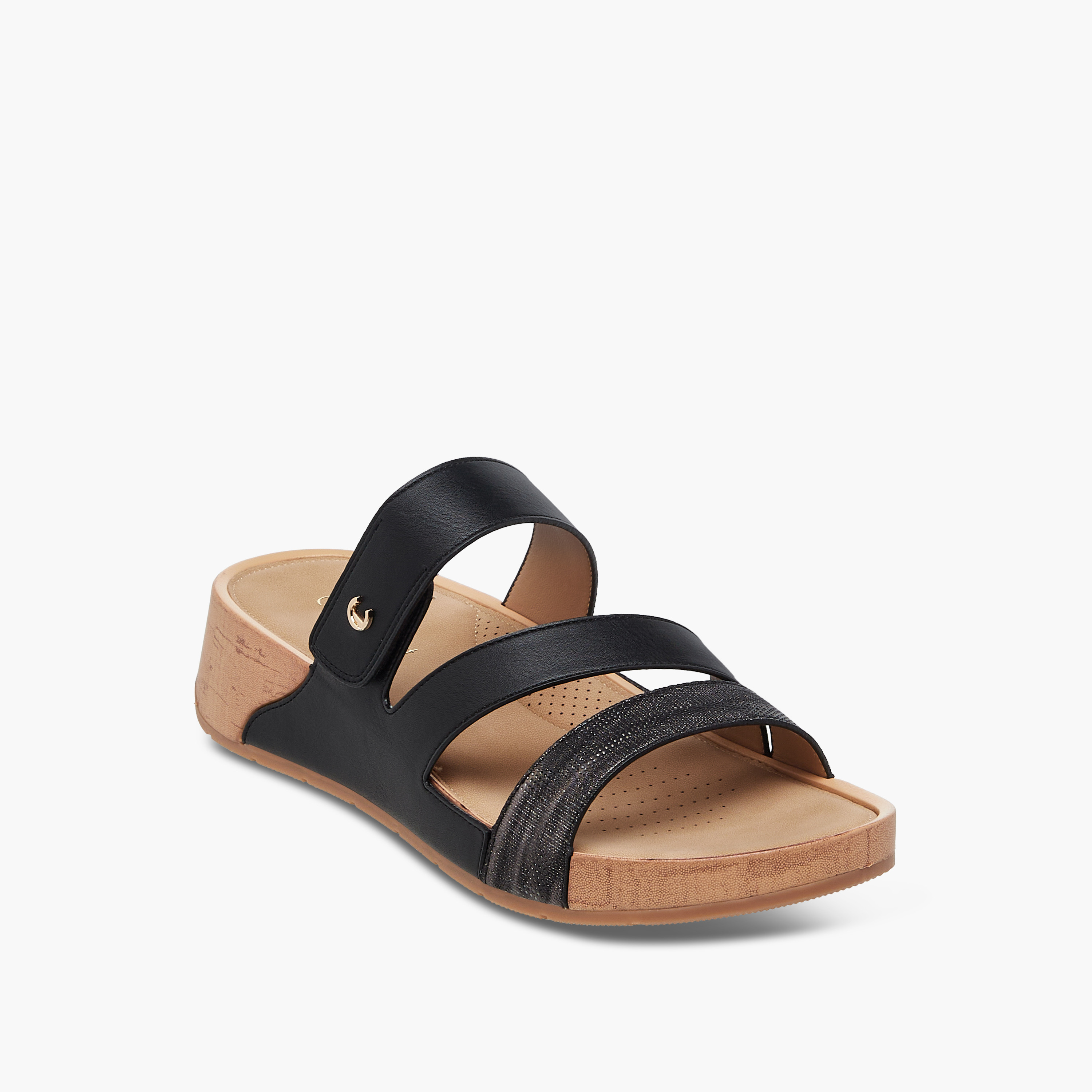صندل مريح سهل الارتداء من لو كونفورت-women-shoes-sandals-heeled-image-2