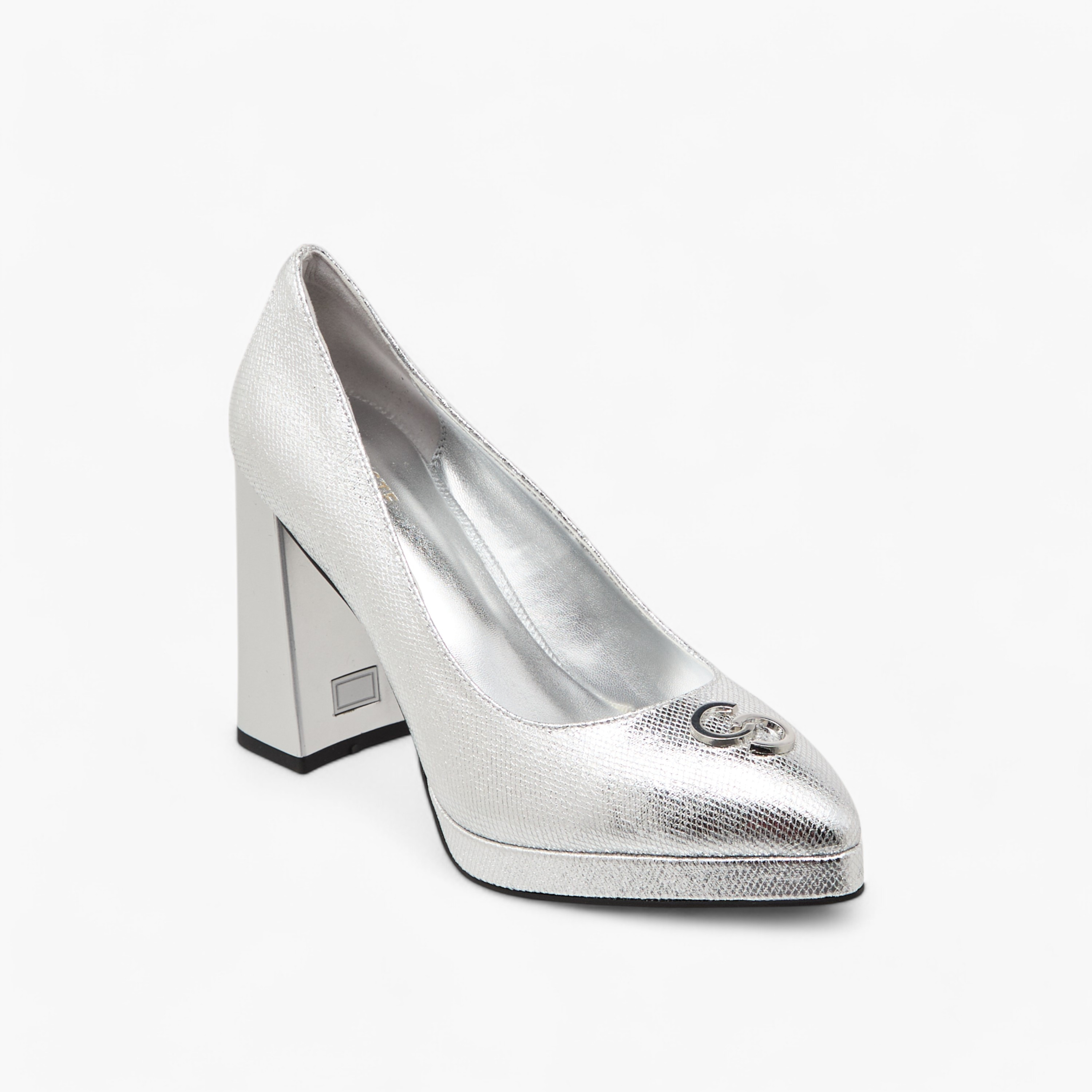 Celeste Women's Textured Slip-On Pumps with Platform Heels-women-shoes-sandals-heeled-image-2