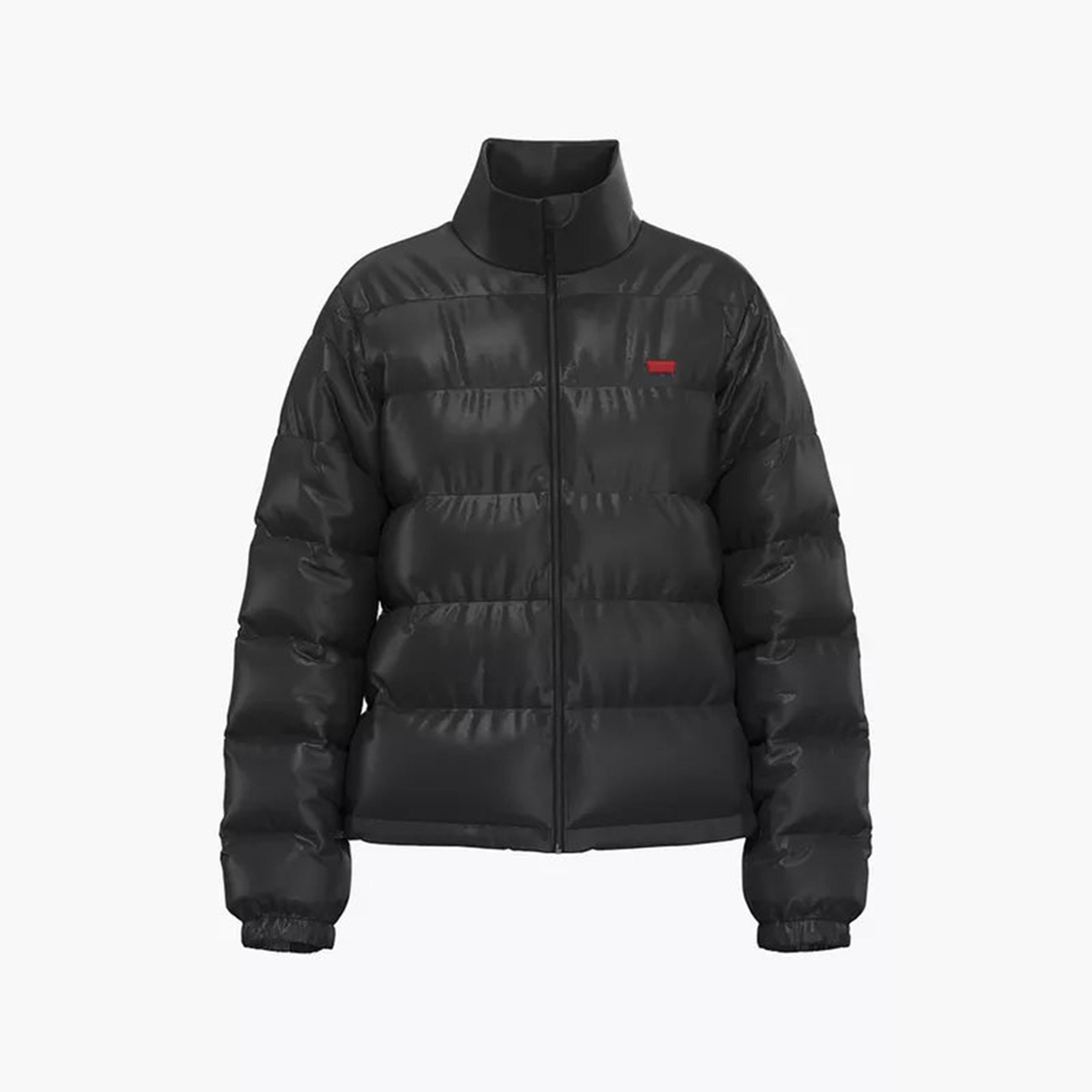 Levi's Textured High Neck Long Sleeves Women's Puffer Jacket-women-clothing-coatsandjackets-jackets-image-4