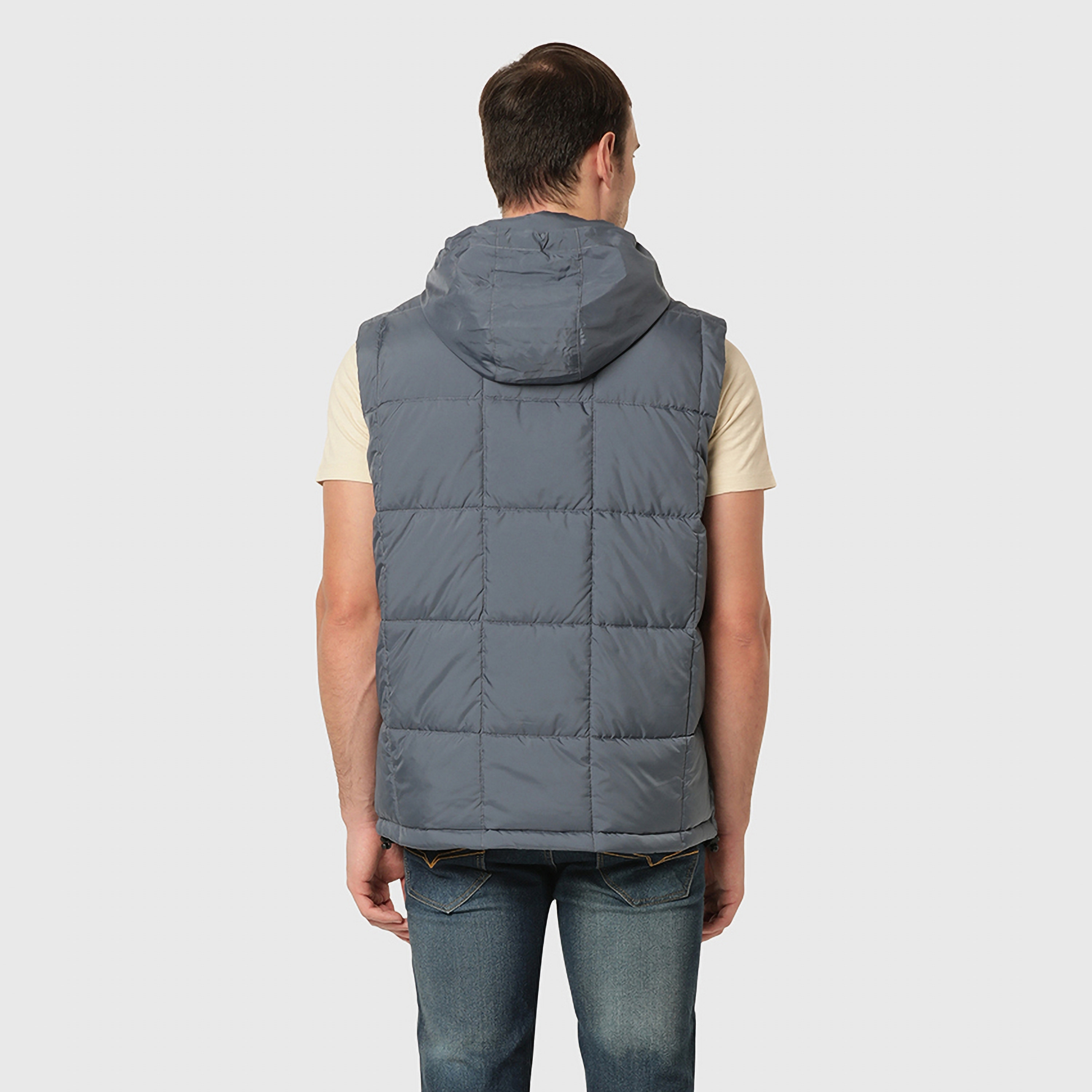 Levi's Plain Hooded Neck Sleeveless Men's Gilet Jacket-men-clothing-jacketsandblazers-jackets-image-3