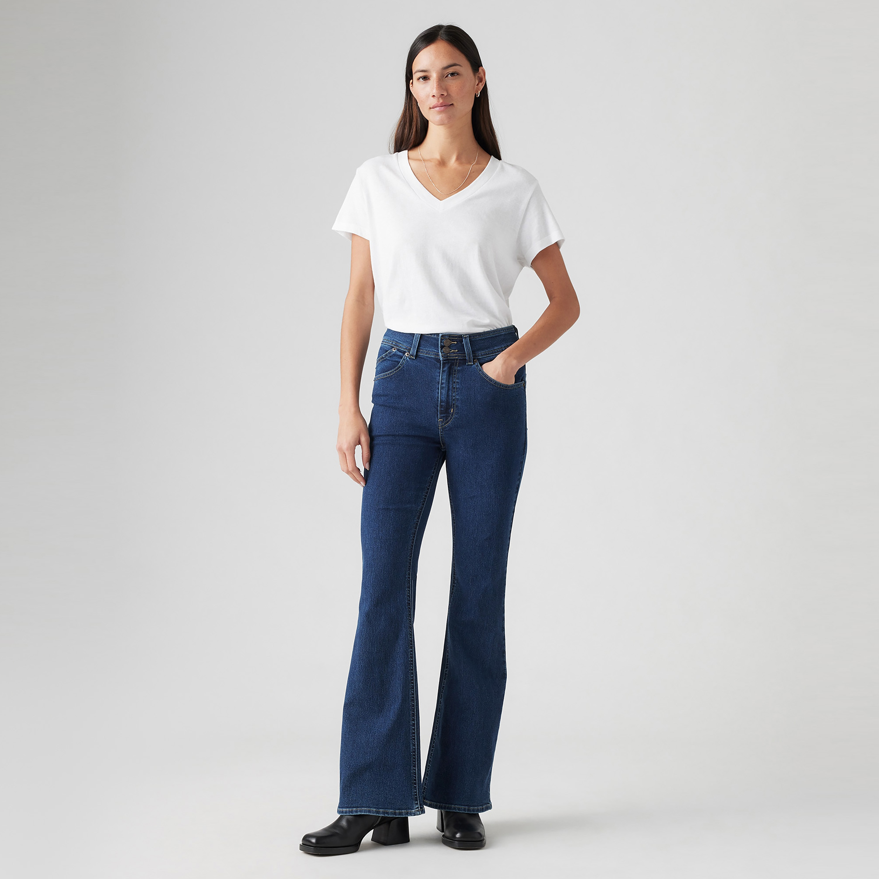 Levi's Retro 726 Wide Fit Indigo 4 Pockets Women's Jeans-women-clothing-bottoms-jeans-image-2